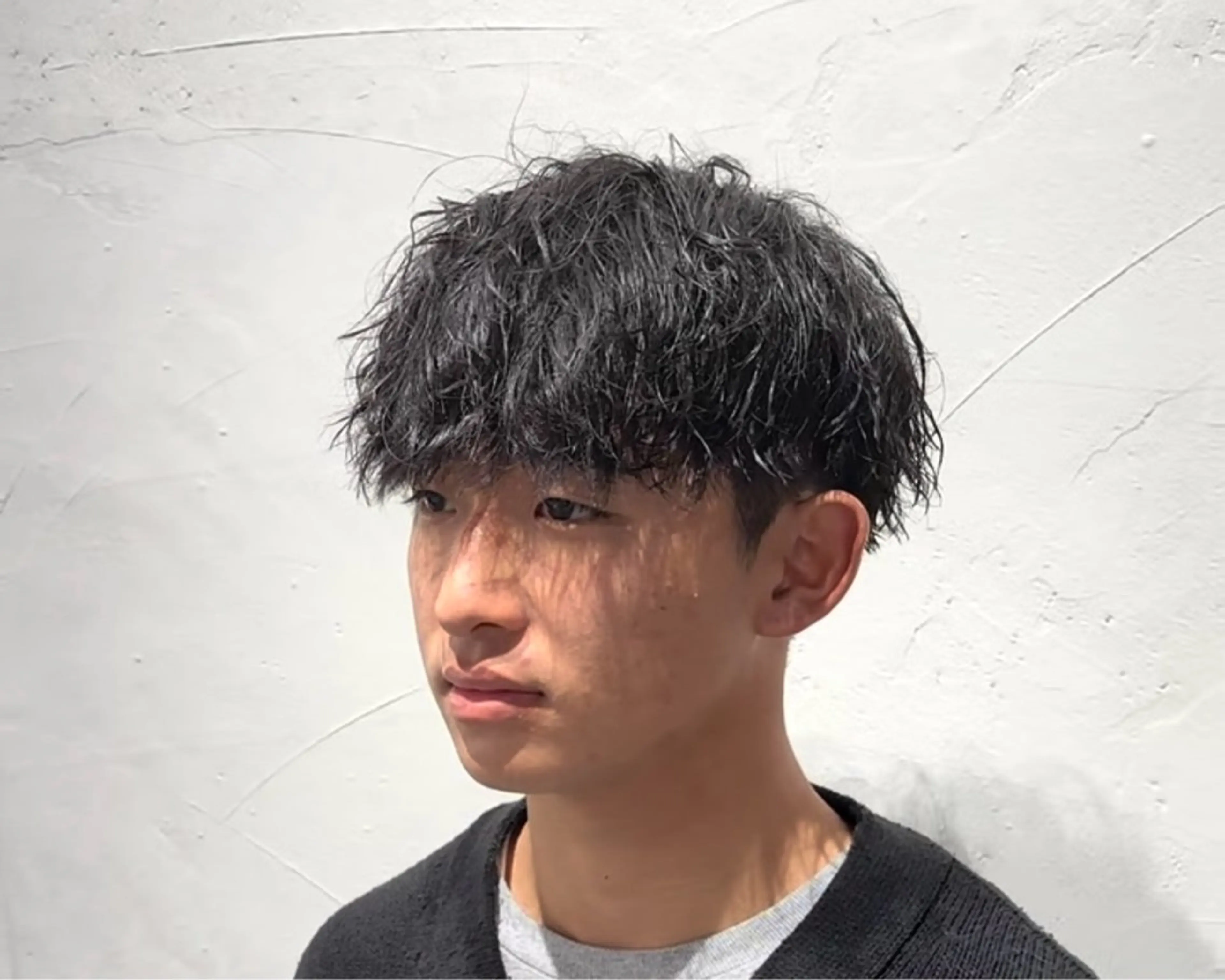 ショート パーマ メンズ カット パーマ トリートメント 楽で簡単に決まる メンズヘア💥曽我尾のヘアスタイル