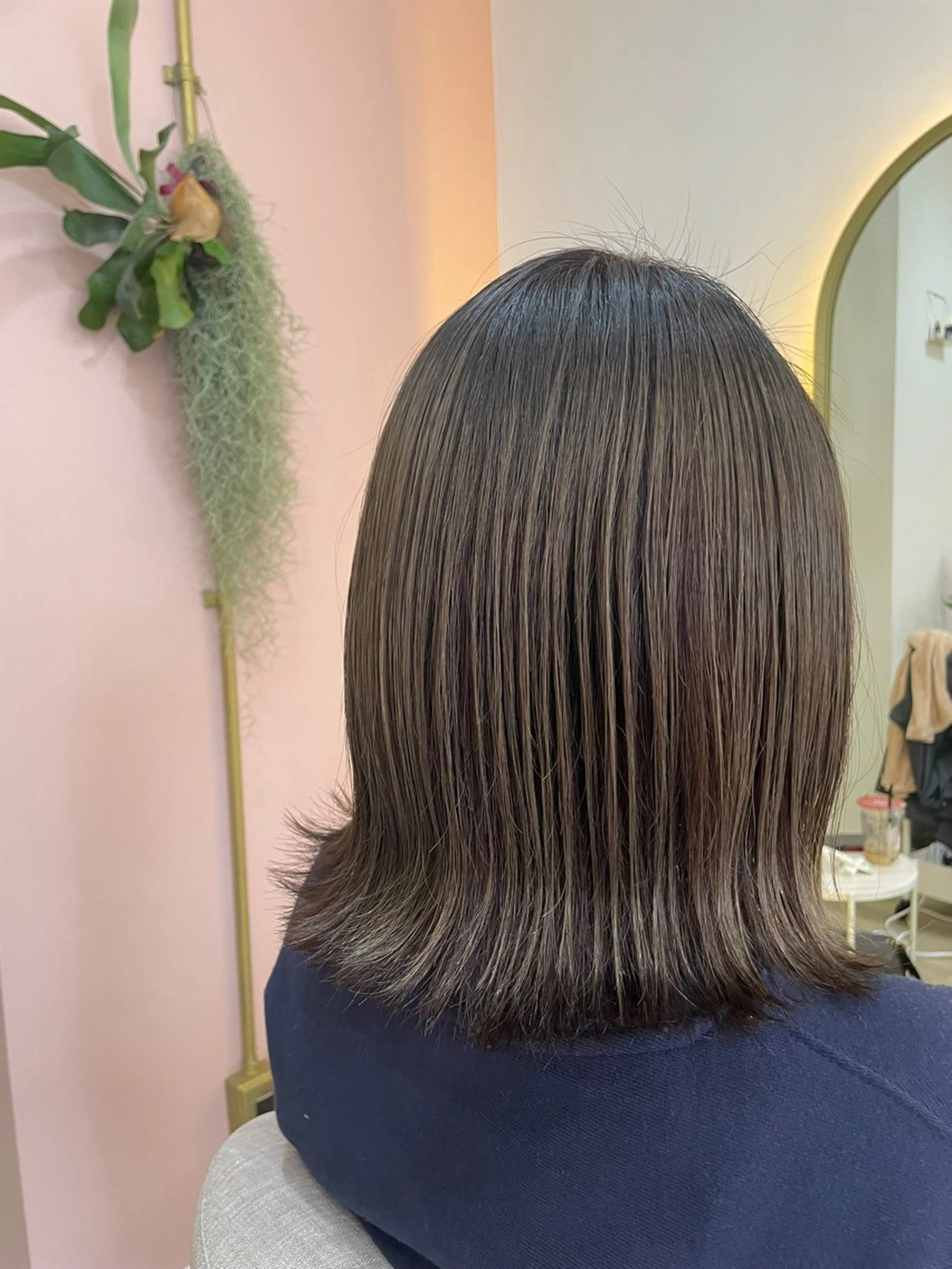 ミディアム カラー 外ハネヘア カット ヘッドスパ Anuanua’Oe 🌿misa🌿のヘアスタイル