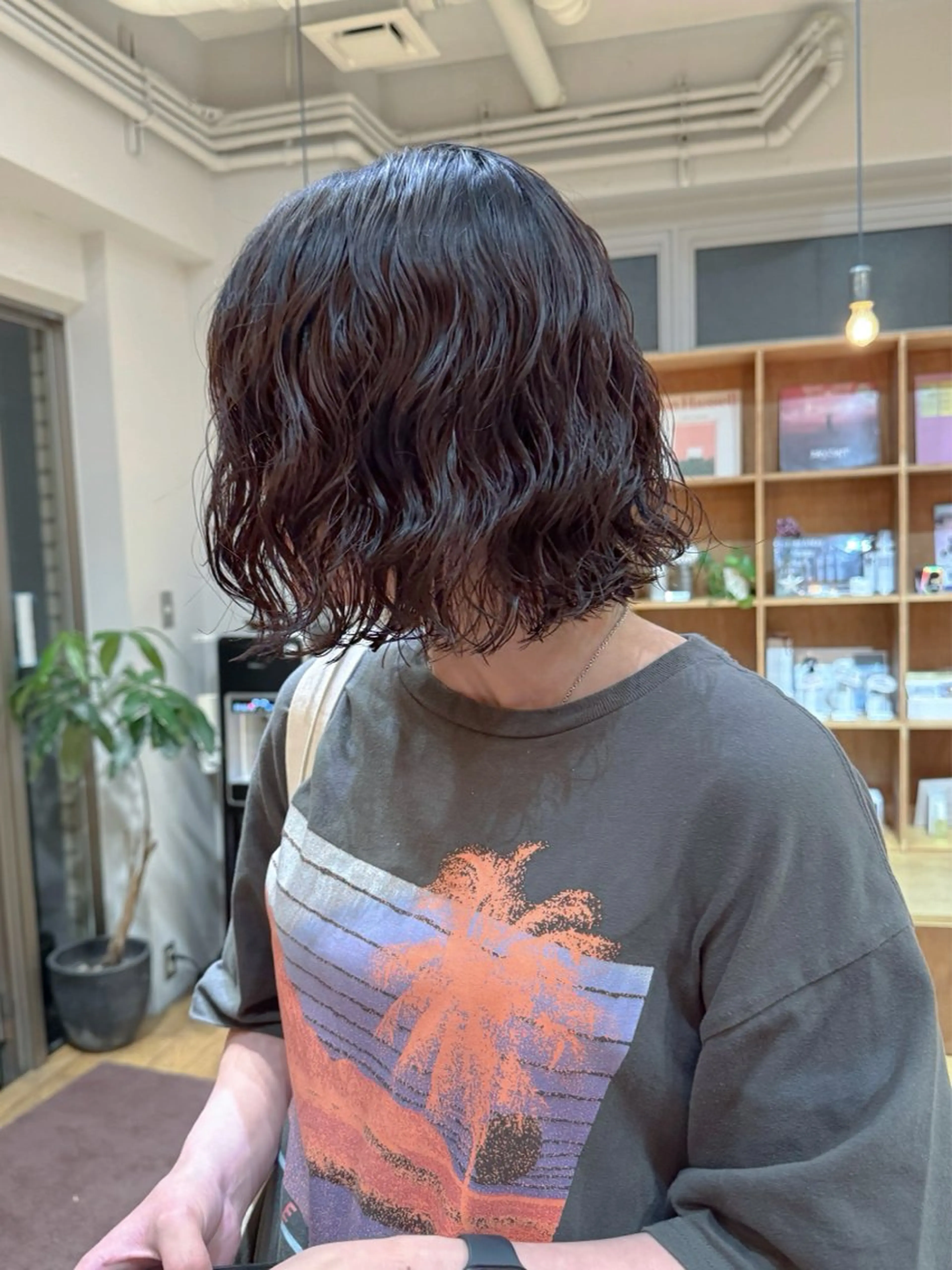 ショート パーマ カット パーマ 大橋 芽衣のヘアスタイル