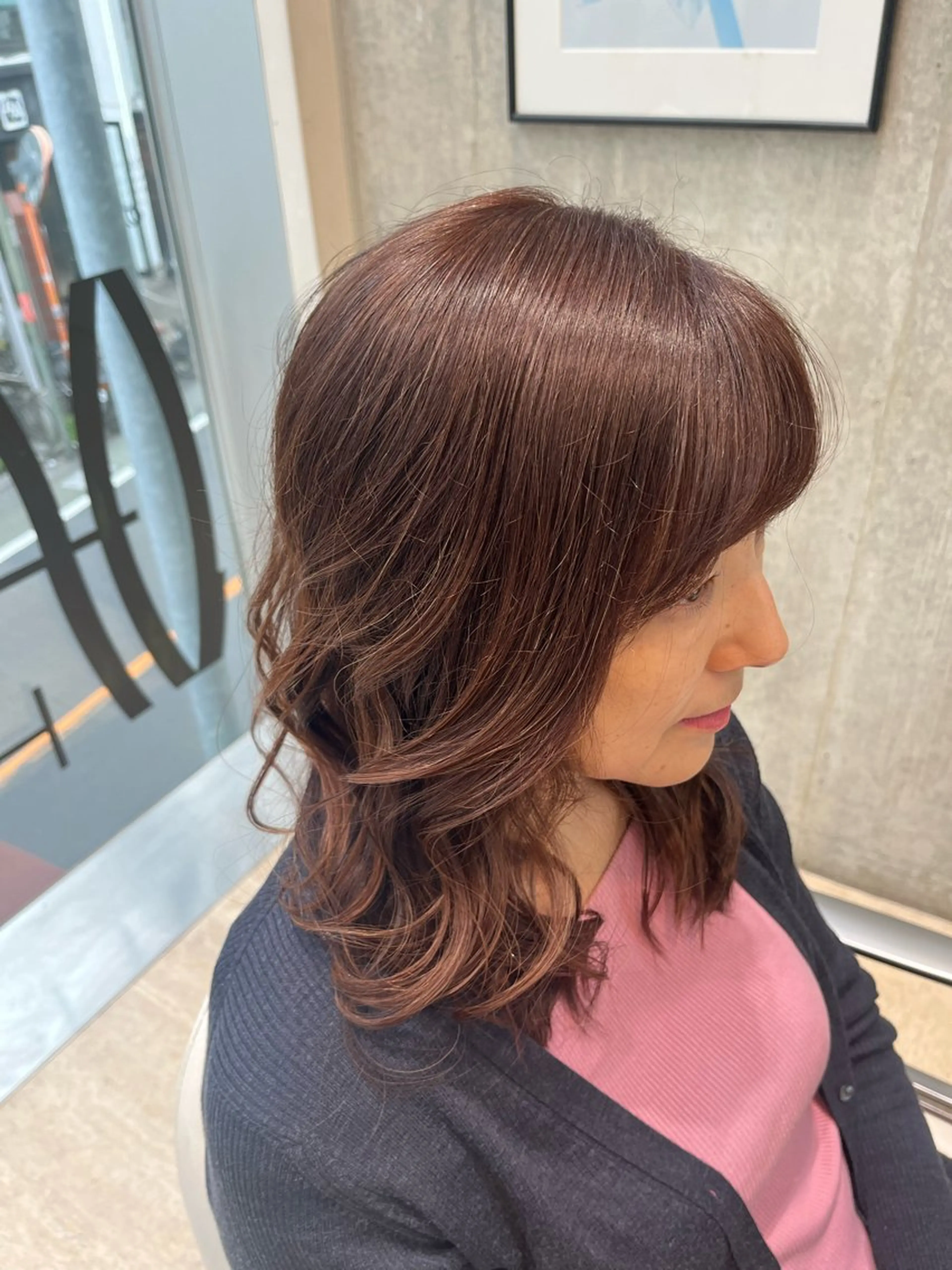 ミディアム カラー オブヘア　ウエスト店所属・鈴木 夏季/お悩み相談のヘアスタイル