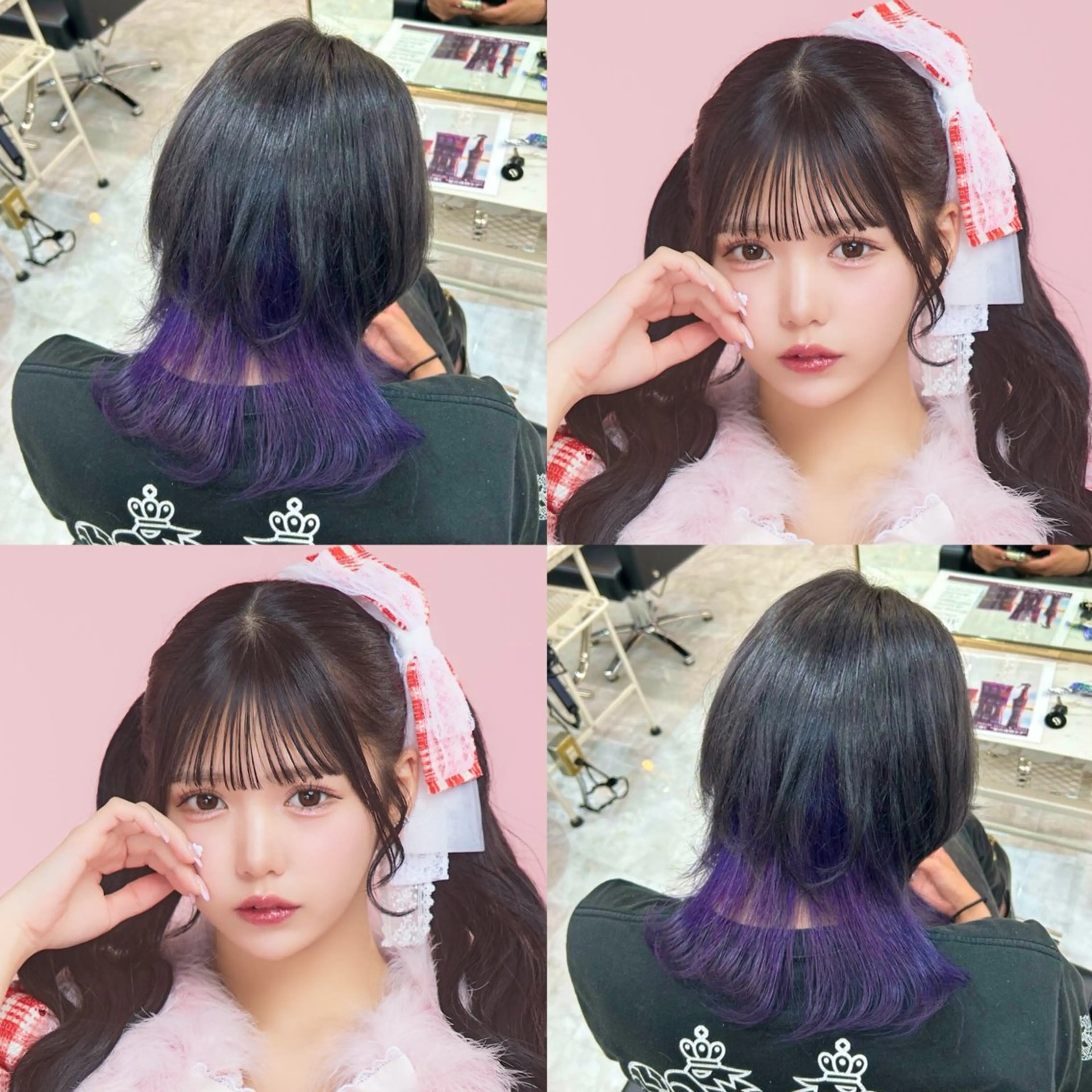 ミディアム カラー メンズ カット ヘアカラー ニュアンス/フェザー /ウルフ/伶馬のヘアスタイル