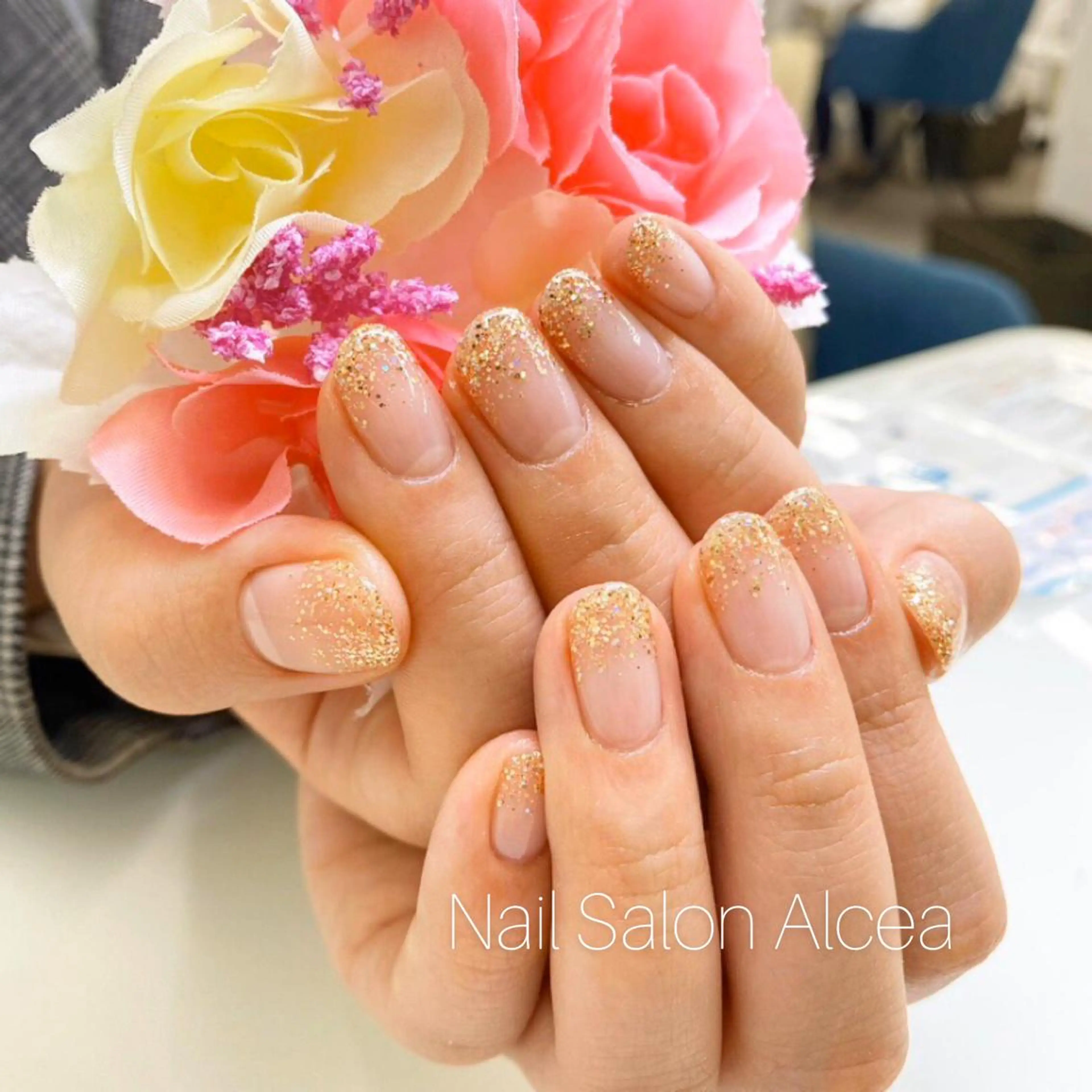 ネイル ラメ(グリッター) ラメグラデーション CHILO 木村のネイルデザイン