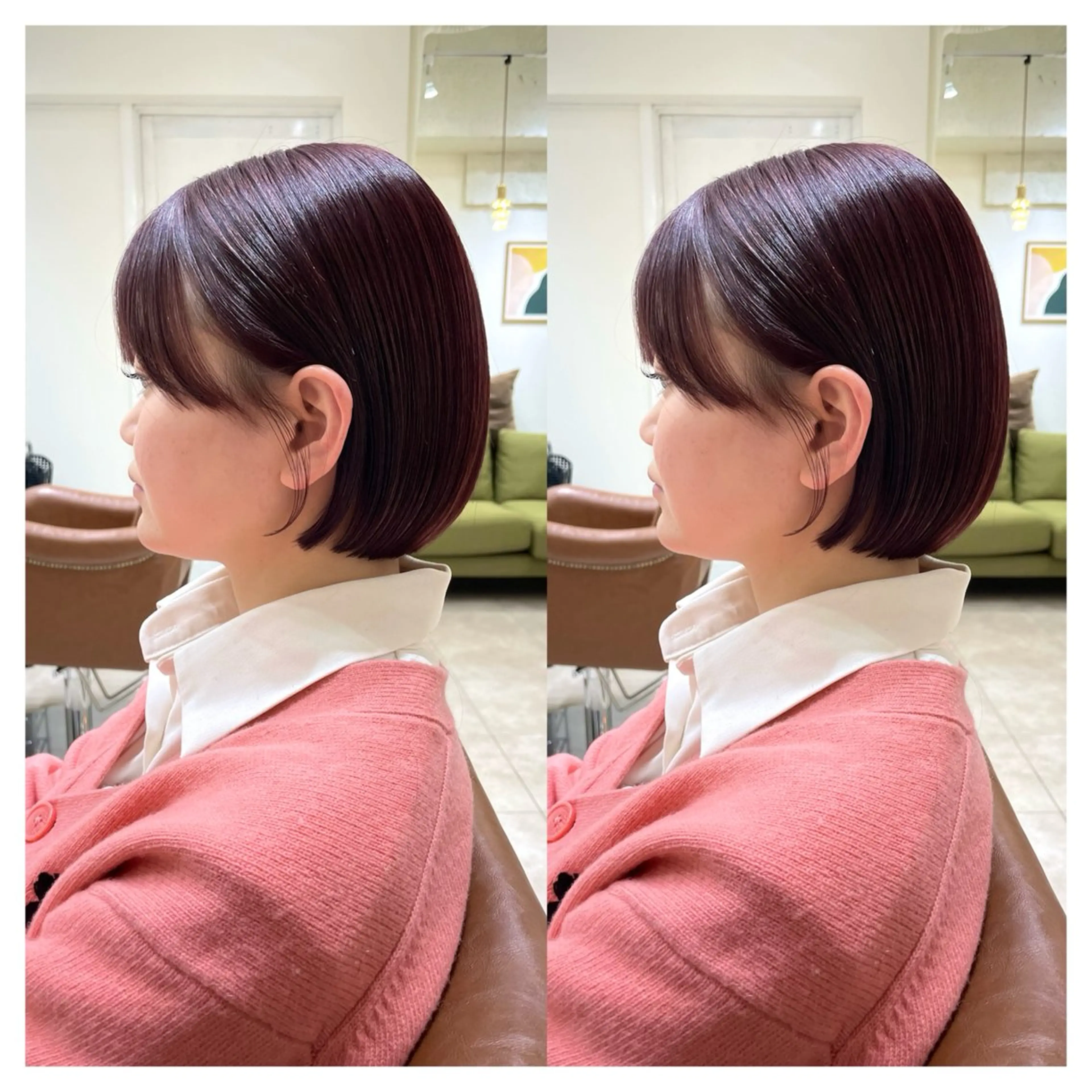 ショート カラー カット ヘアカラー トリートメント 村山 茉衣のヘアスタイル