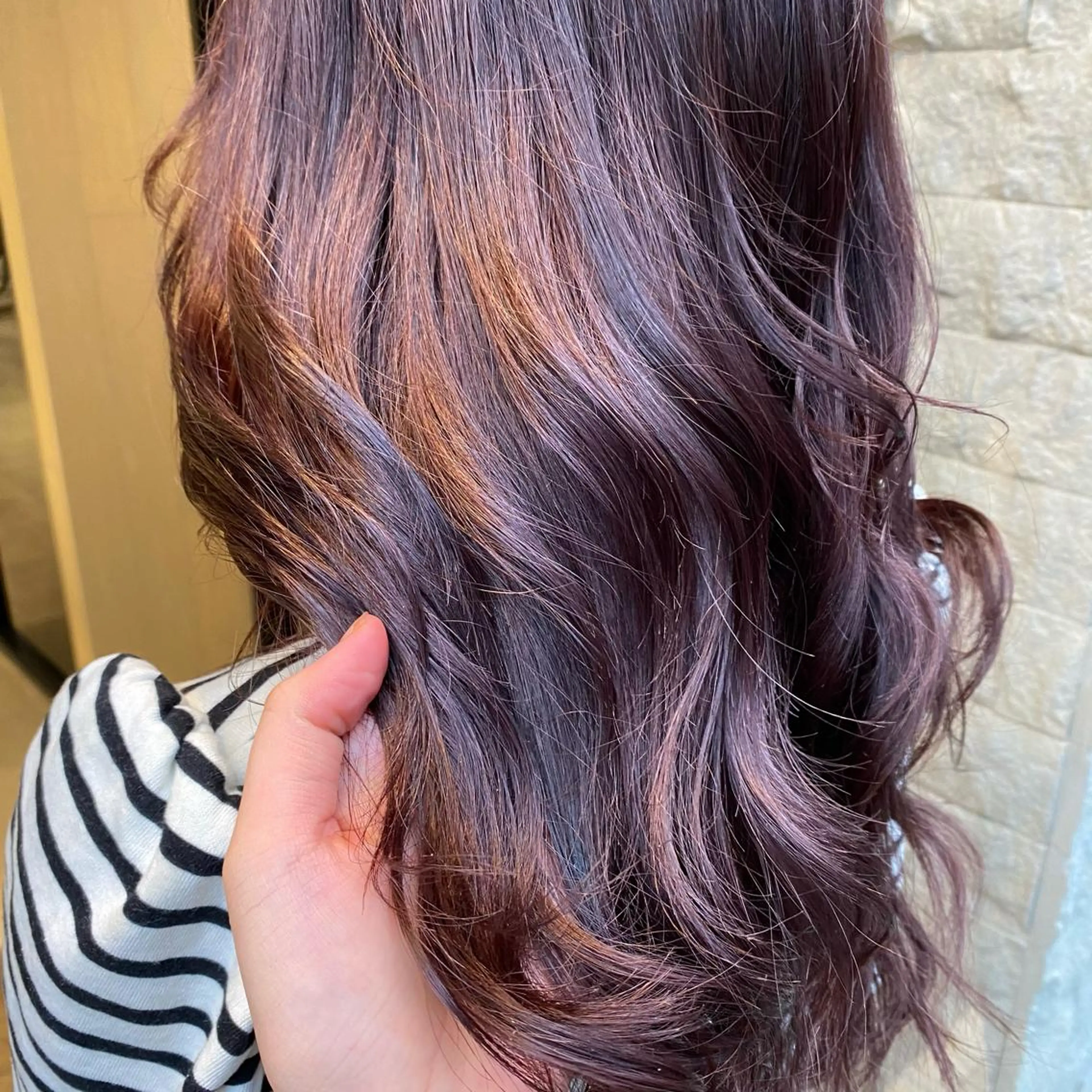 セミロング カラー ヘアアレンジ 🌙レイヤー,韓国 ヘア🌙harukaのヘアスタイル