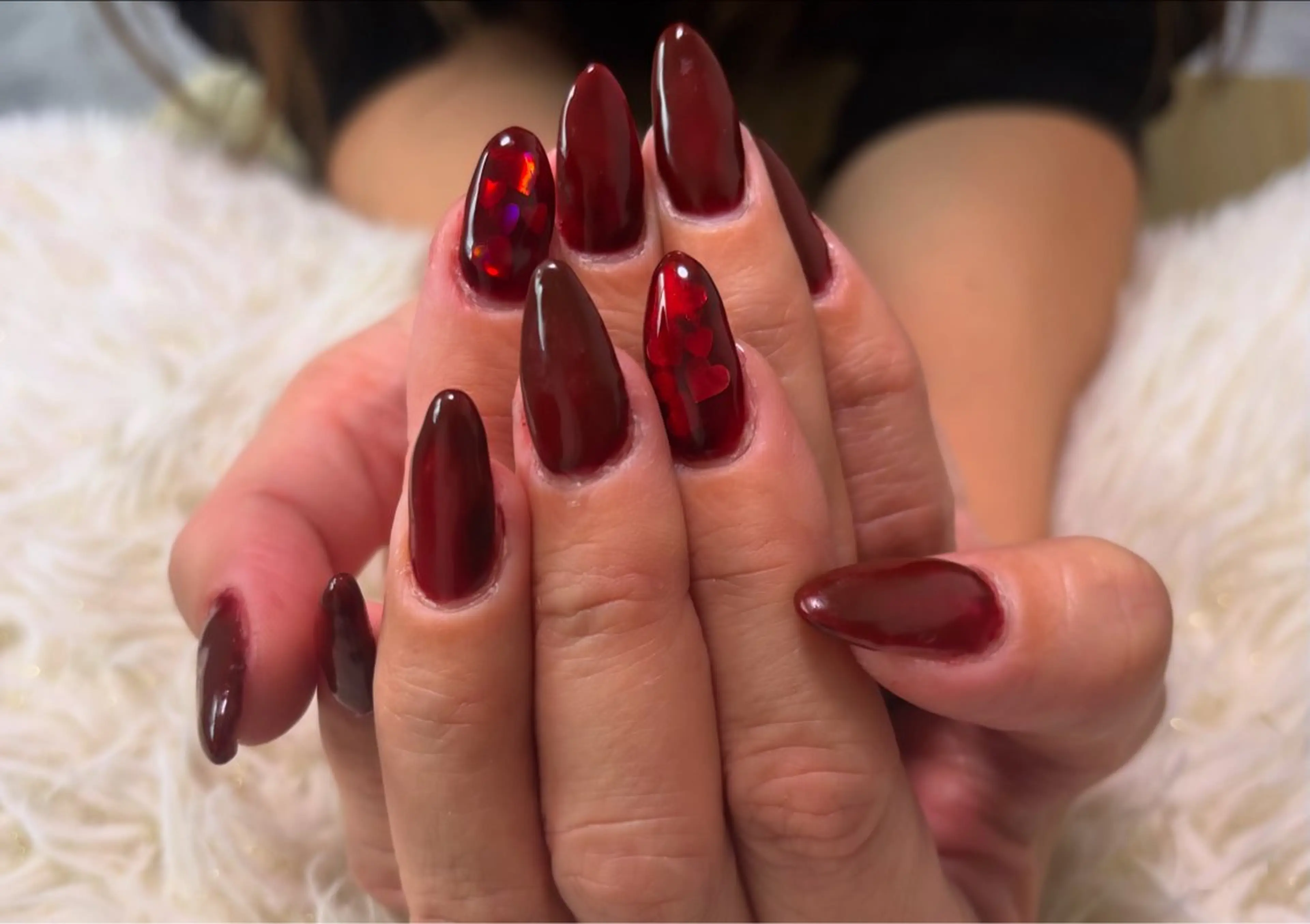 ネイル フラッシュネイル フットネイル フレンチネイル ジェルネイル ガラスフレンチ Nail salon Natulalのネイルデザイン