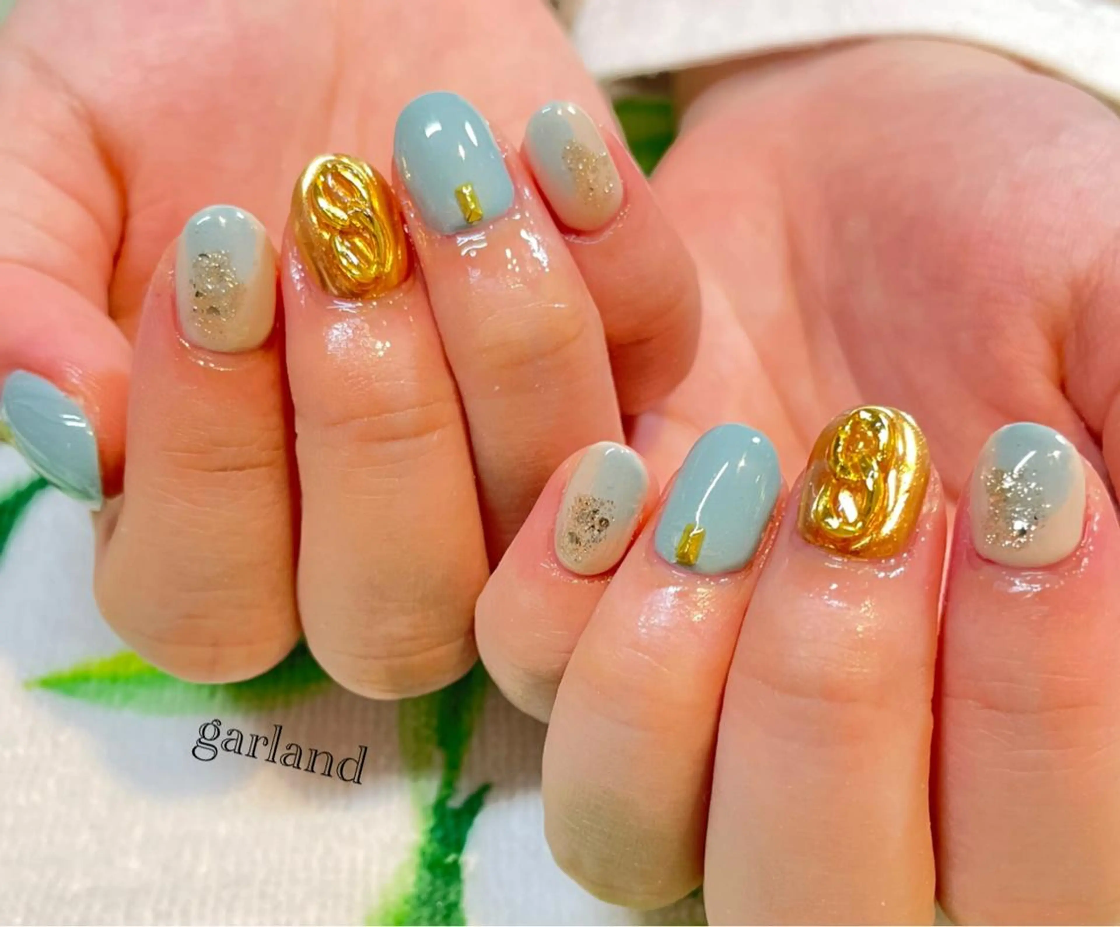 ネイル ハンドネイル Garland Nail.maoのネイルデザイン