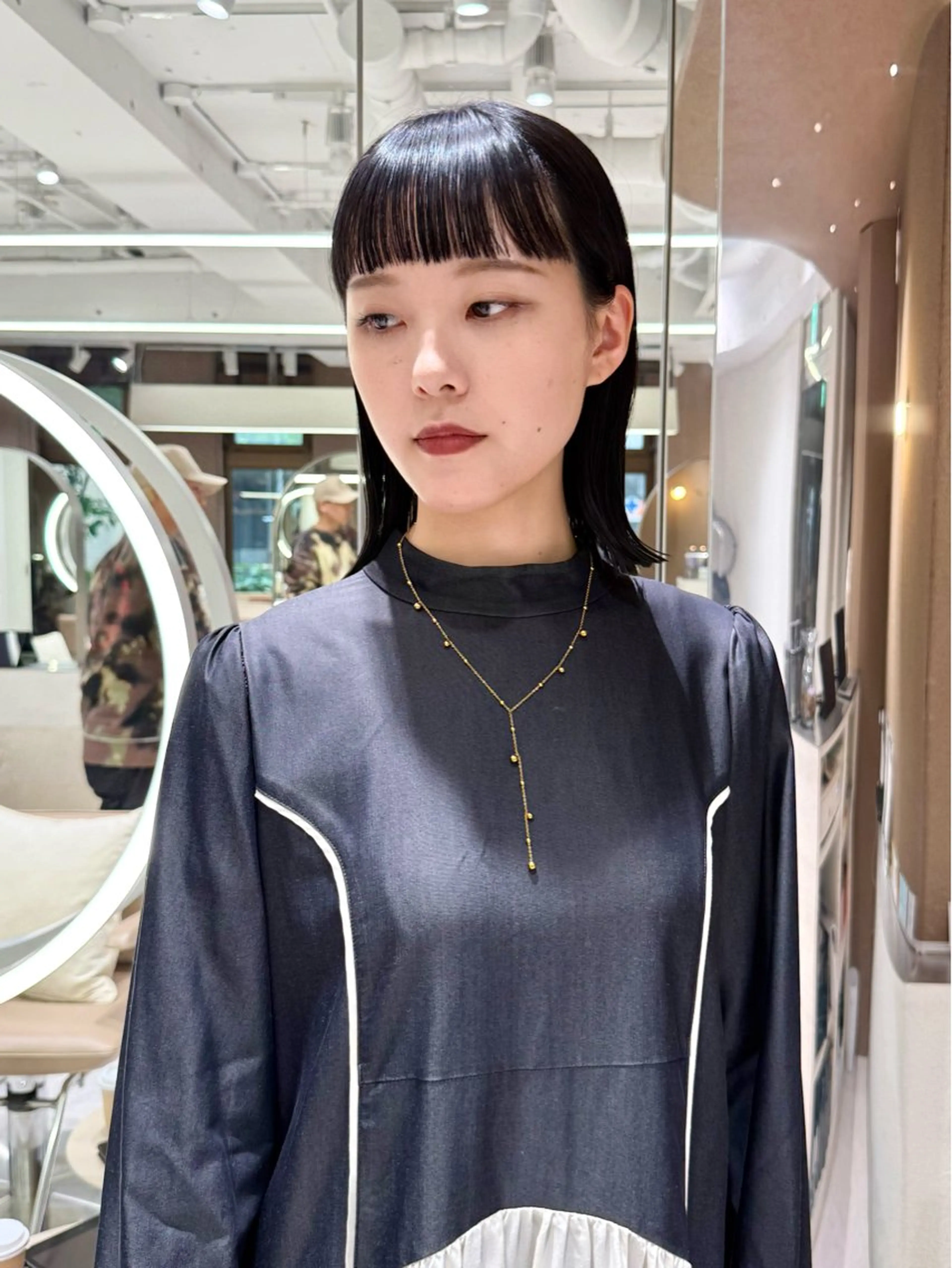 ミディアム カラー カット ヘアカラー トリートメント ⭐️圧倒的透明感 カラー⭐️/sayuのヘアスタイル