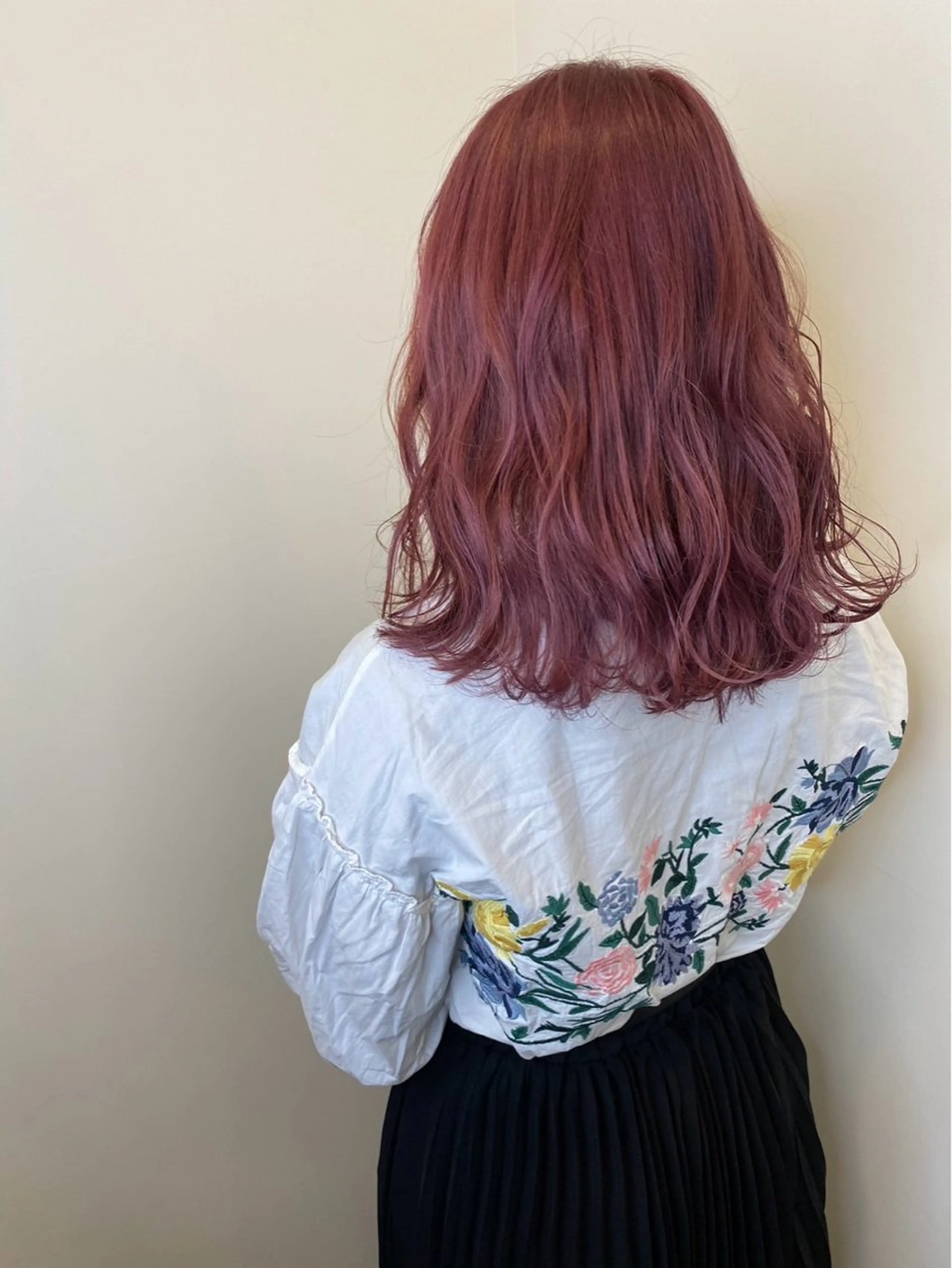 ミディアム ヘアカラー トリートメント 藤井 桃華のヘアスタイル