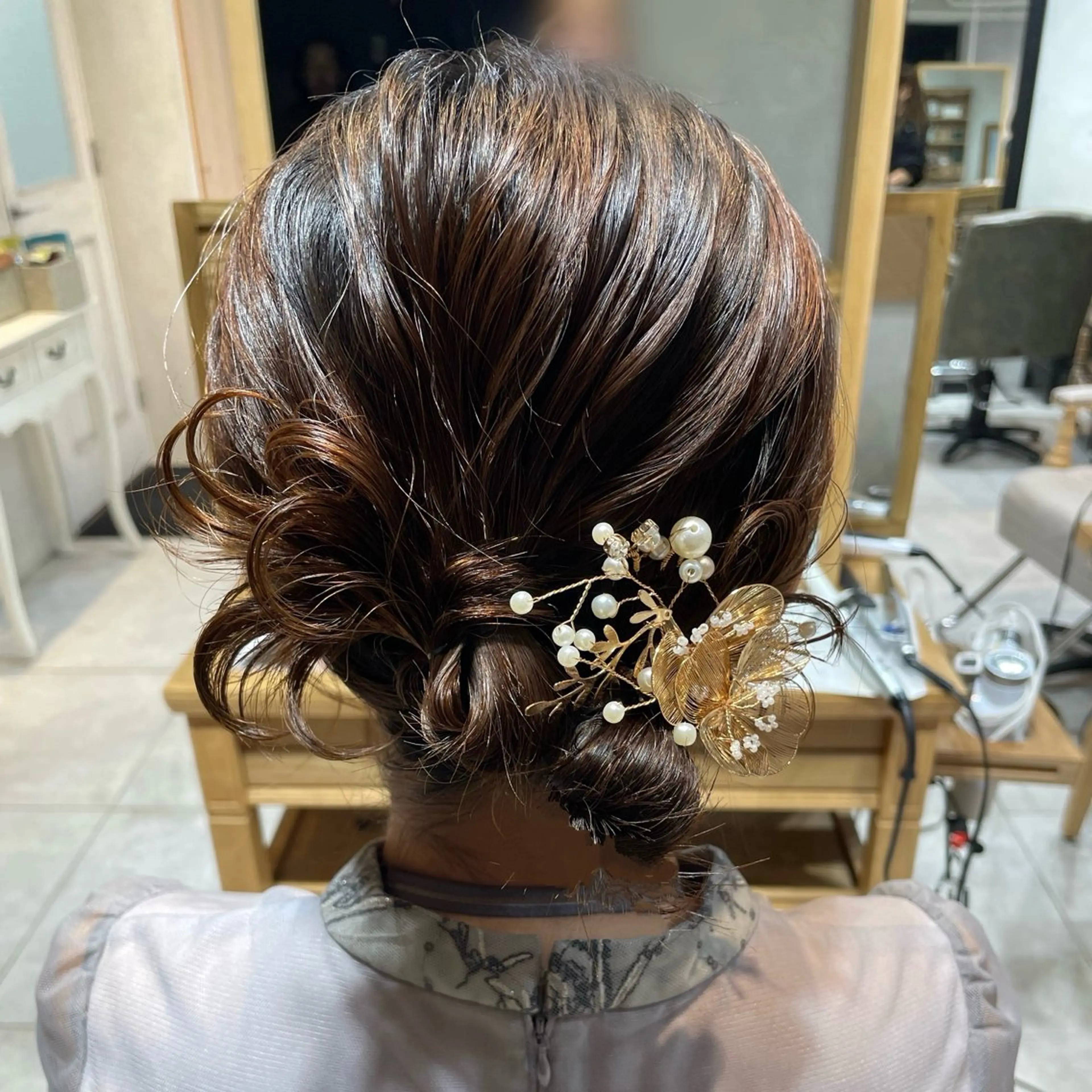 ヘアアレンジ ヘアセット 佐々木 悠莉のヘアスタイル