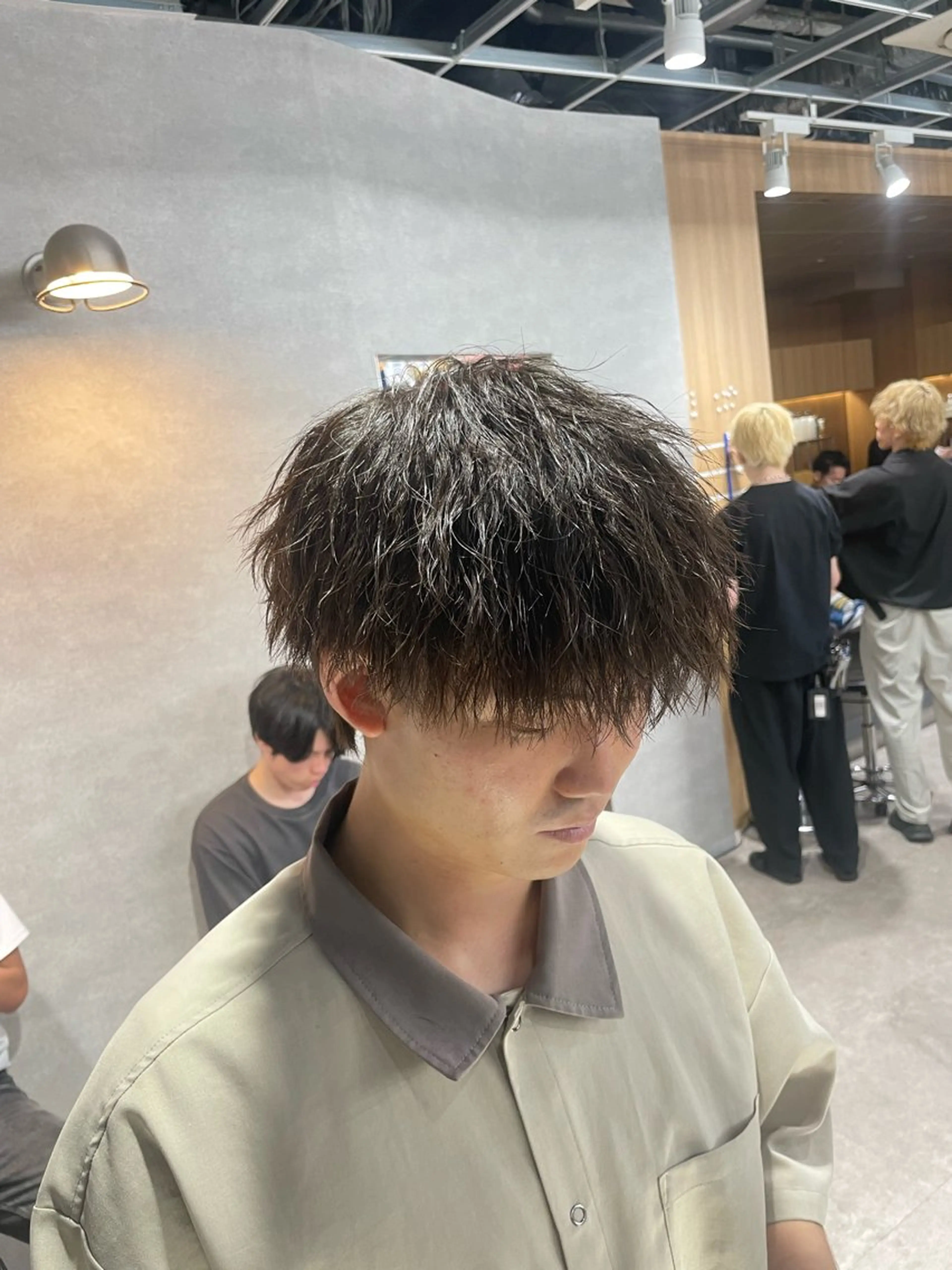 パーマ メンズ カット パーマ 🌟あゆ🌟 女子ウケスタイルのヘアスタイル
