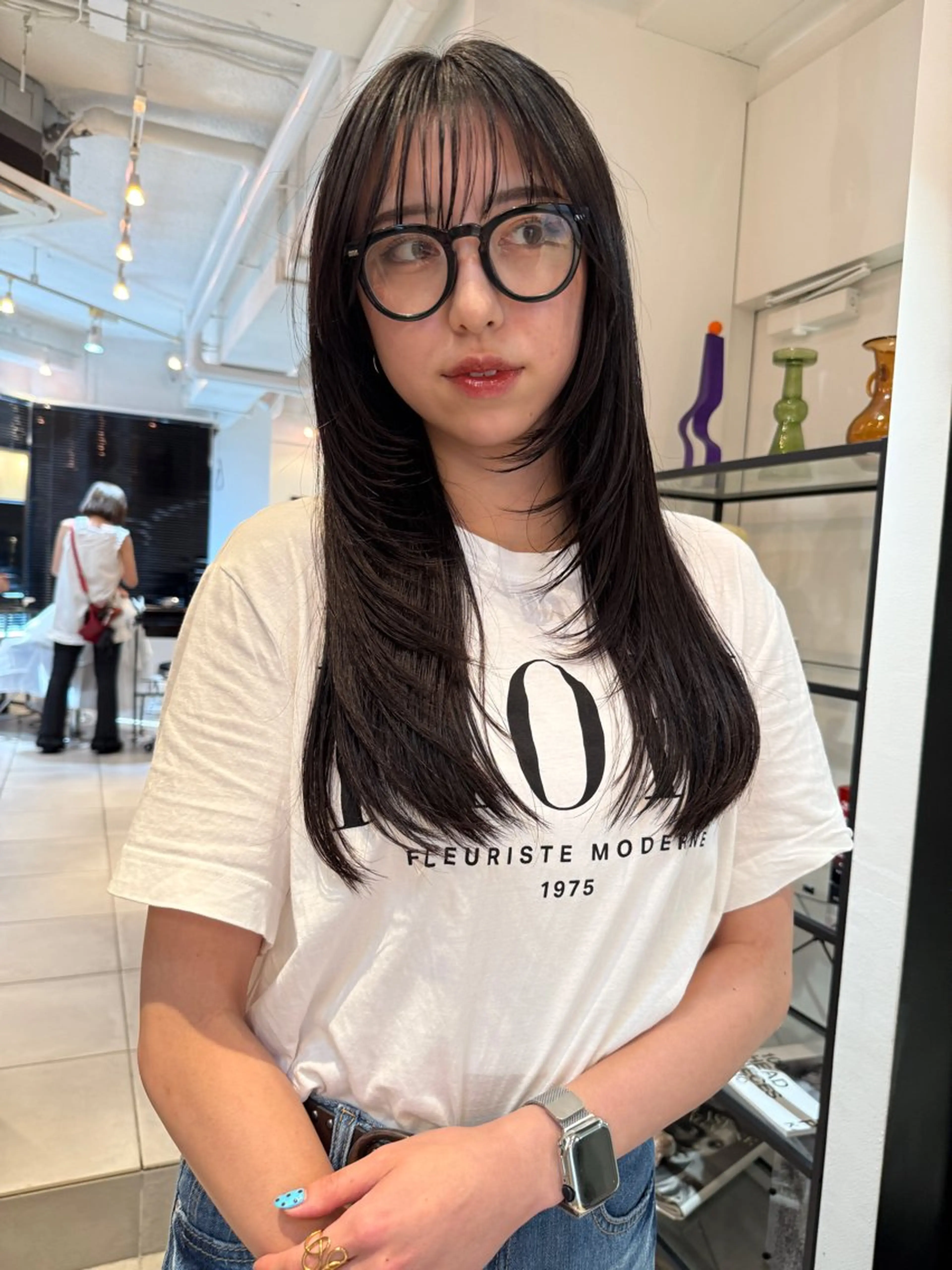 ロング ヘアカラー 落合 智登世/ カラーモデル募集中のヘアスタイル