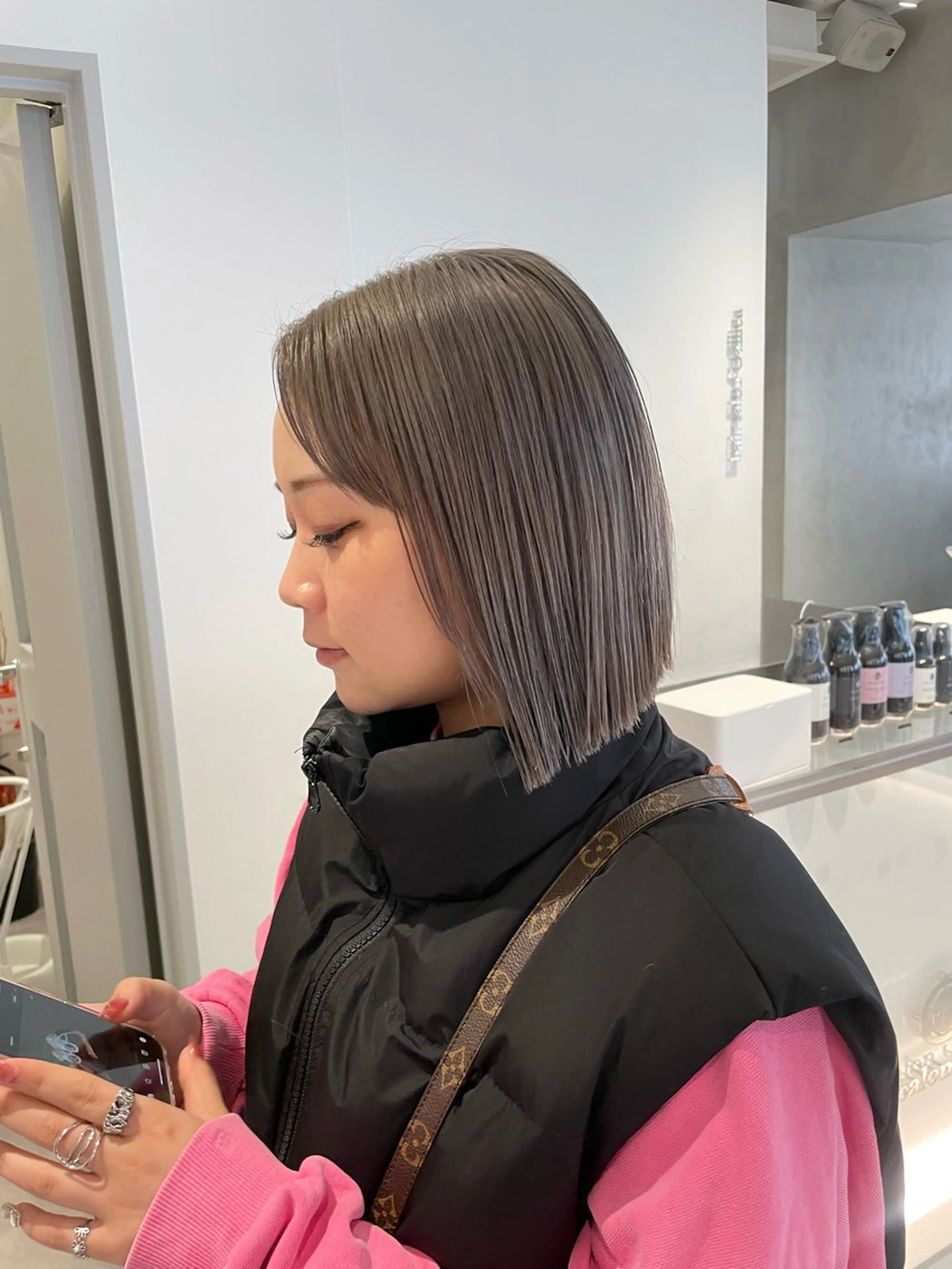 ショート 🪞透け感hair 🪞honokaのヘアスタイル