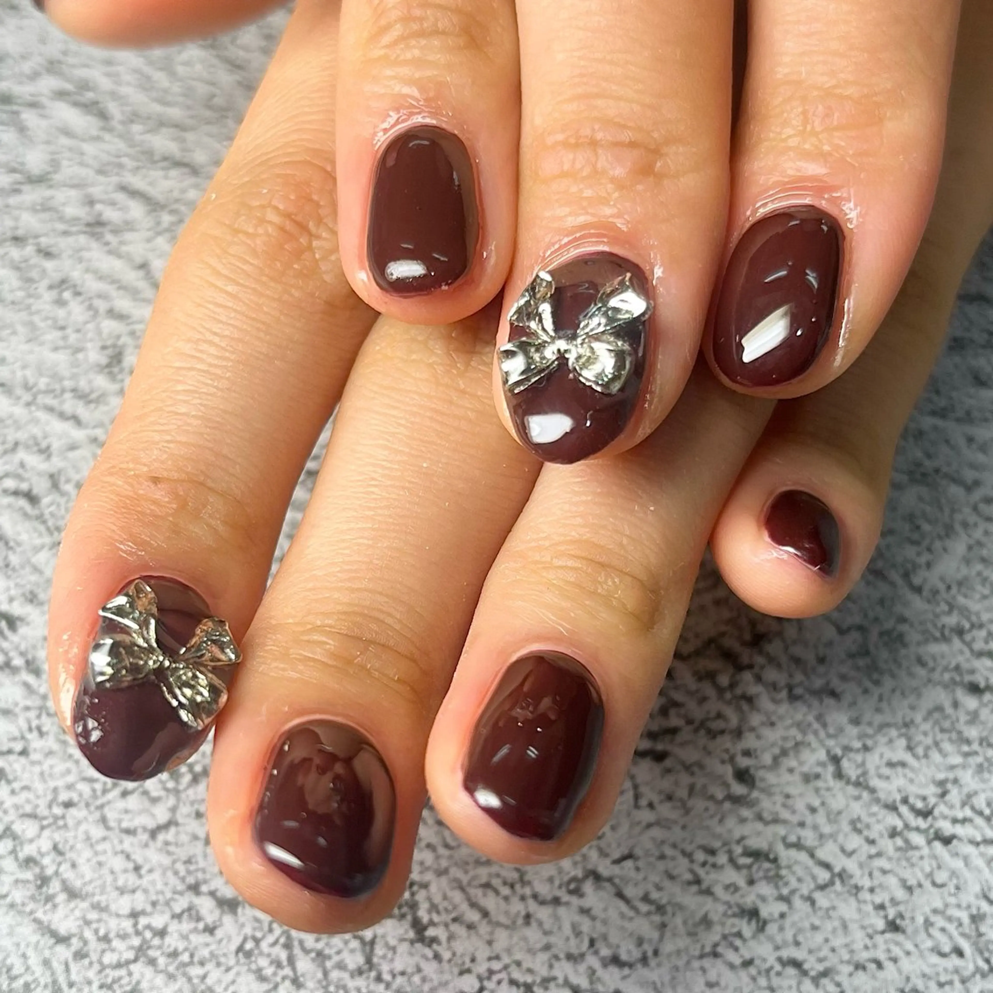 ネイル ハンドネイル Queen nail 北堀江 ASUKAのネイルデザイン