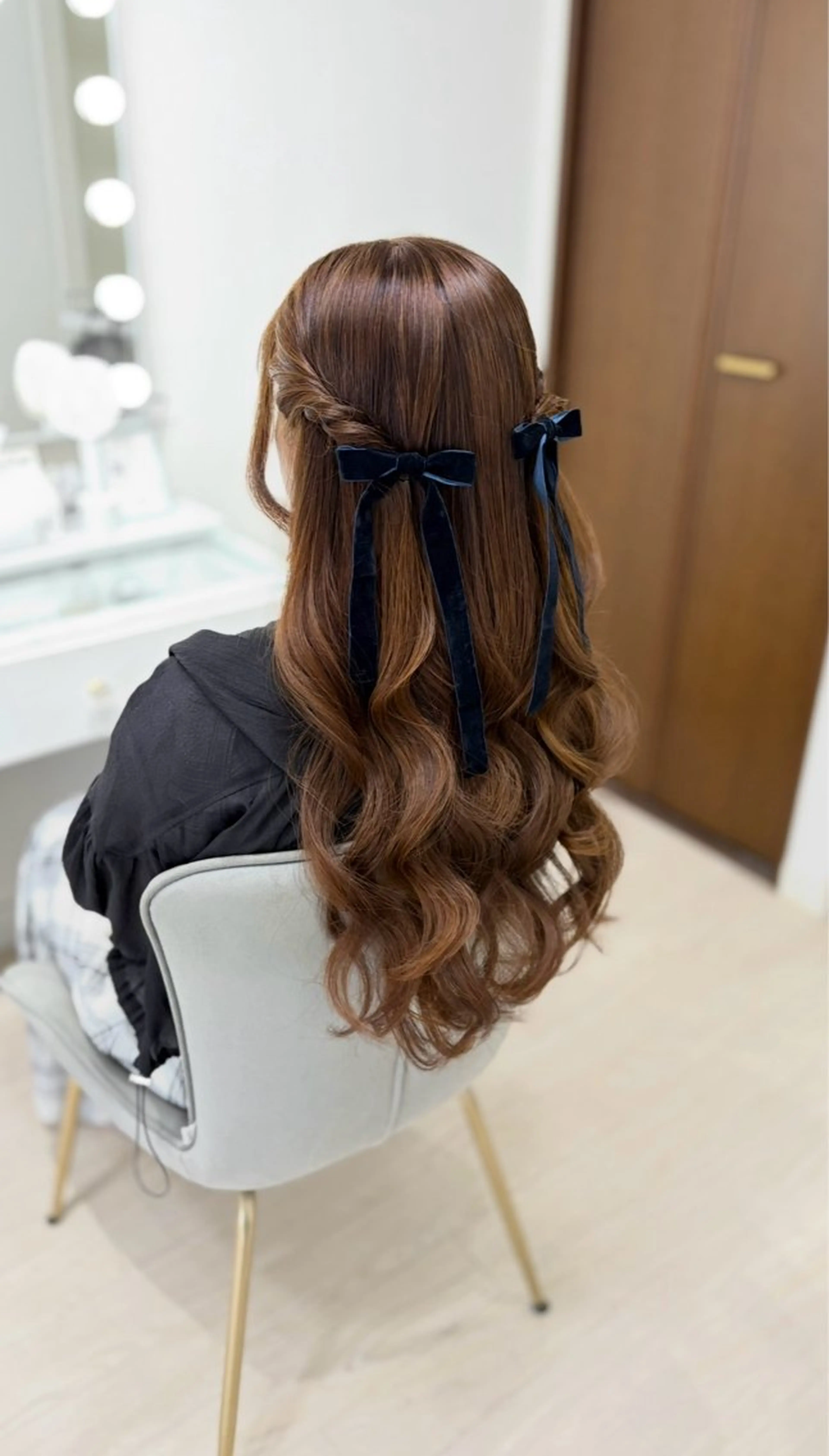 ロング ヘアアレンジ ヘアセット ヘアセットサロン /上坪愛美のヘアスタイル