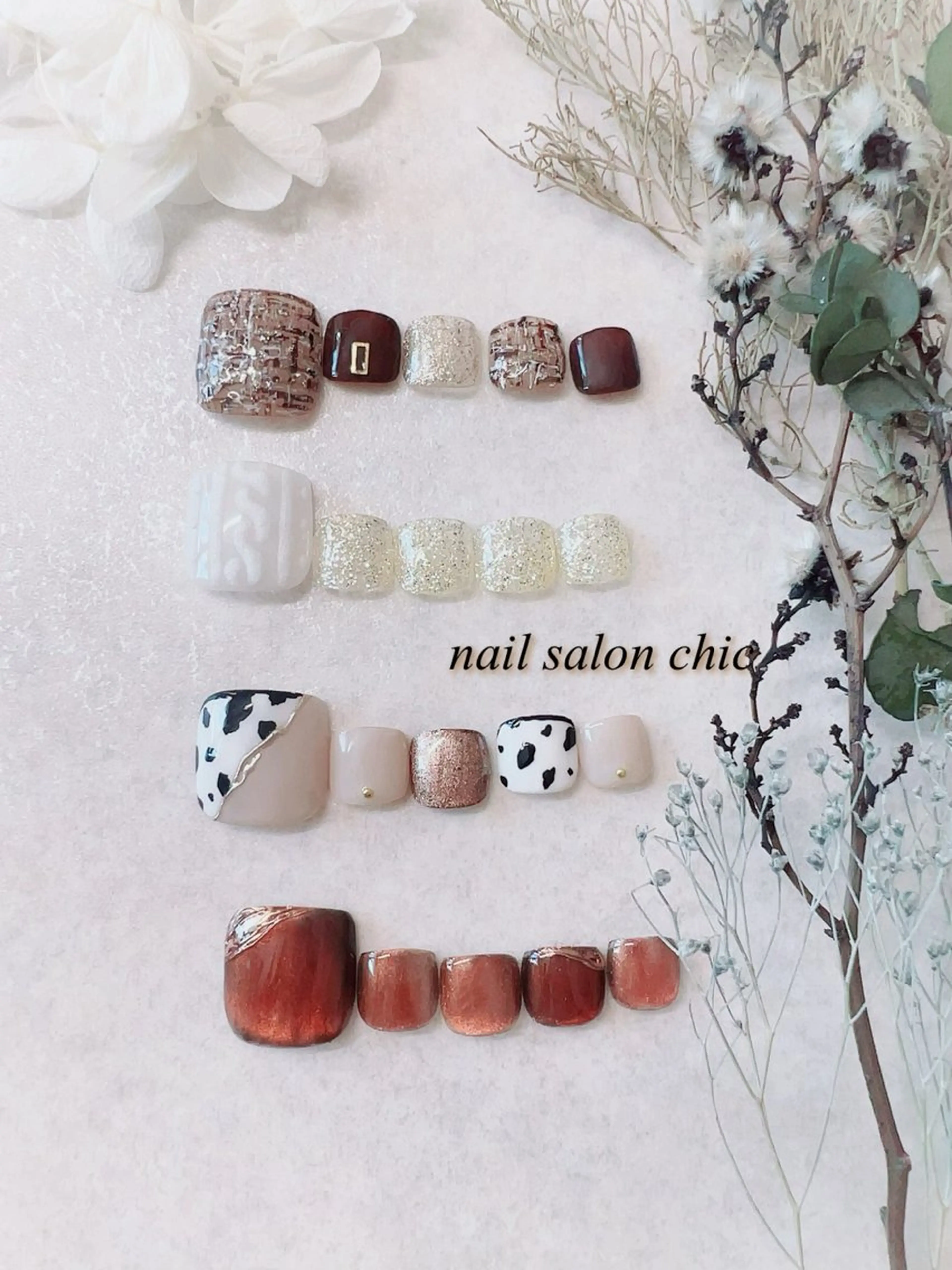 ネイル フットネイル nail salon chicのネイルデザイン