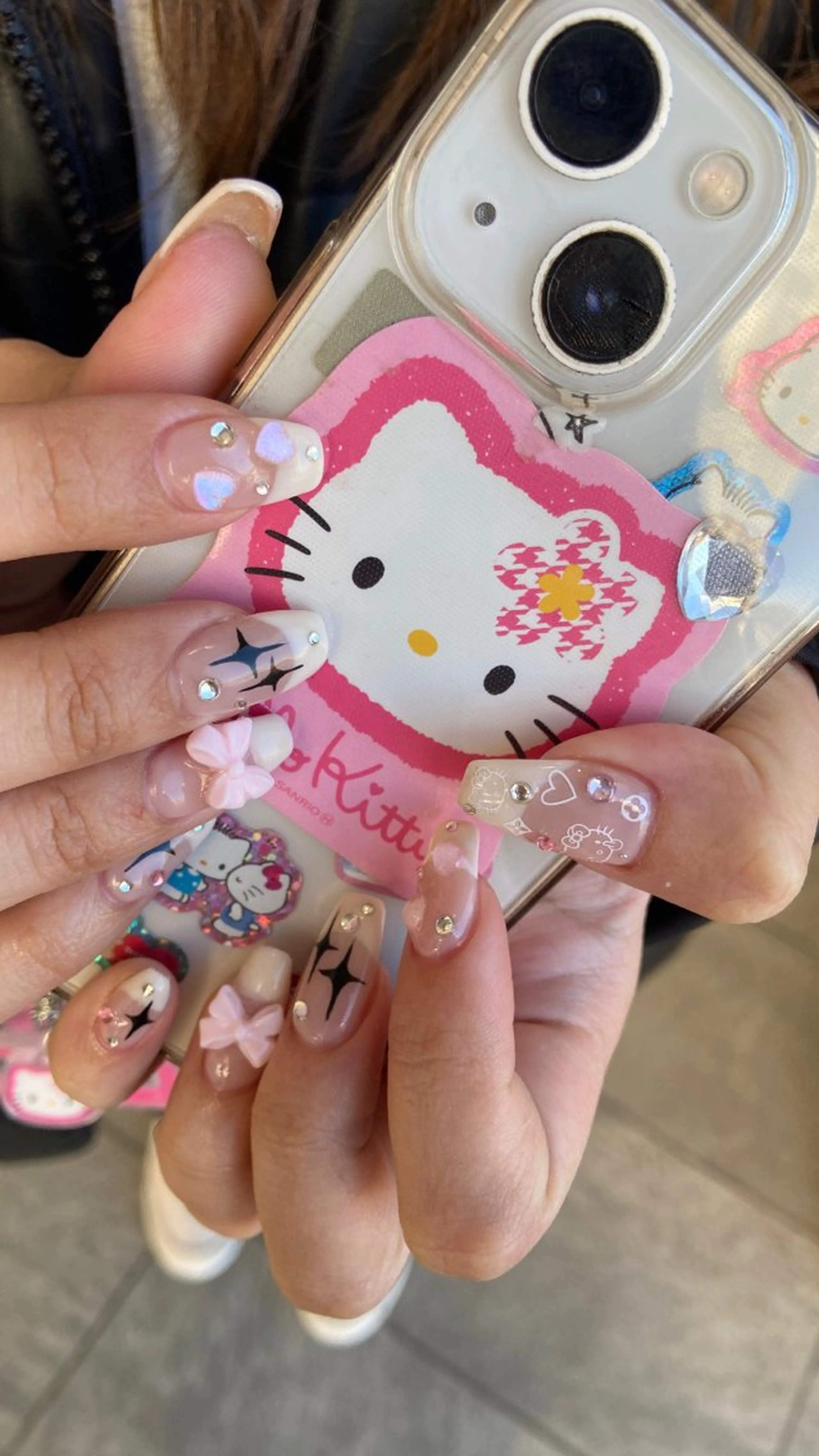 ネイル ハンドネイル 🧸プルエクステ❤︎ ネイルKAO🧸のヘアスタイル