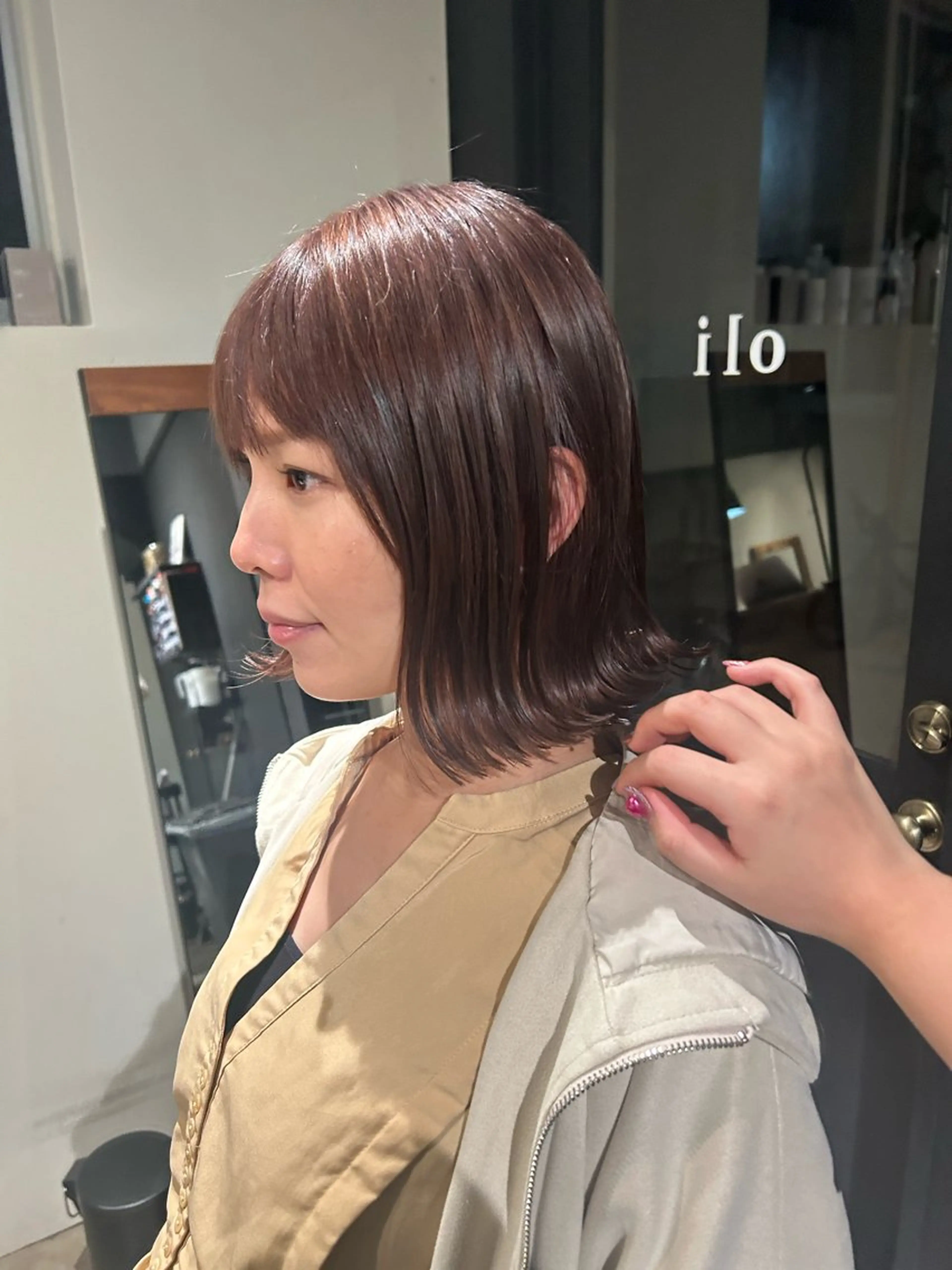 ショート カラー ヘアカラー 透明感カラー/ 顔周りカット🎀メイのヘアスタイル