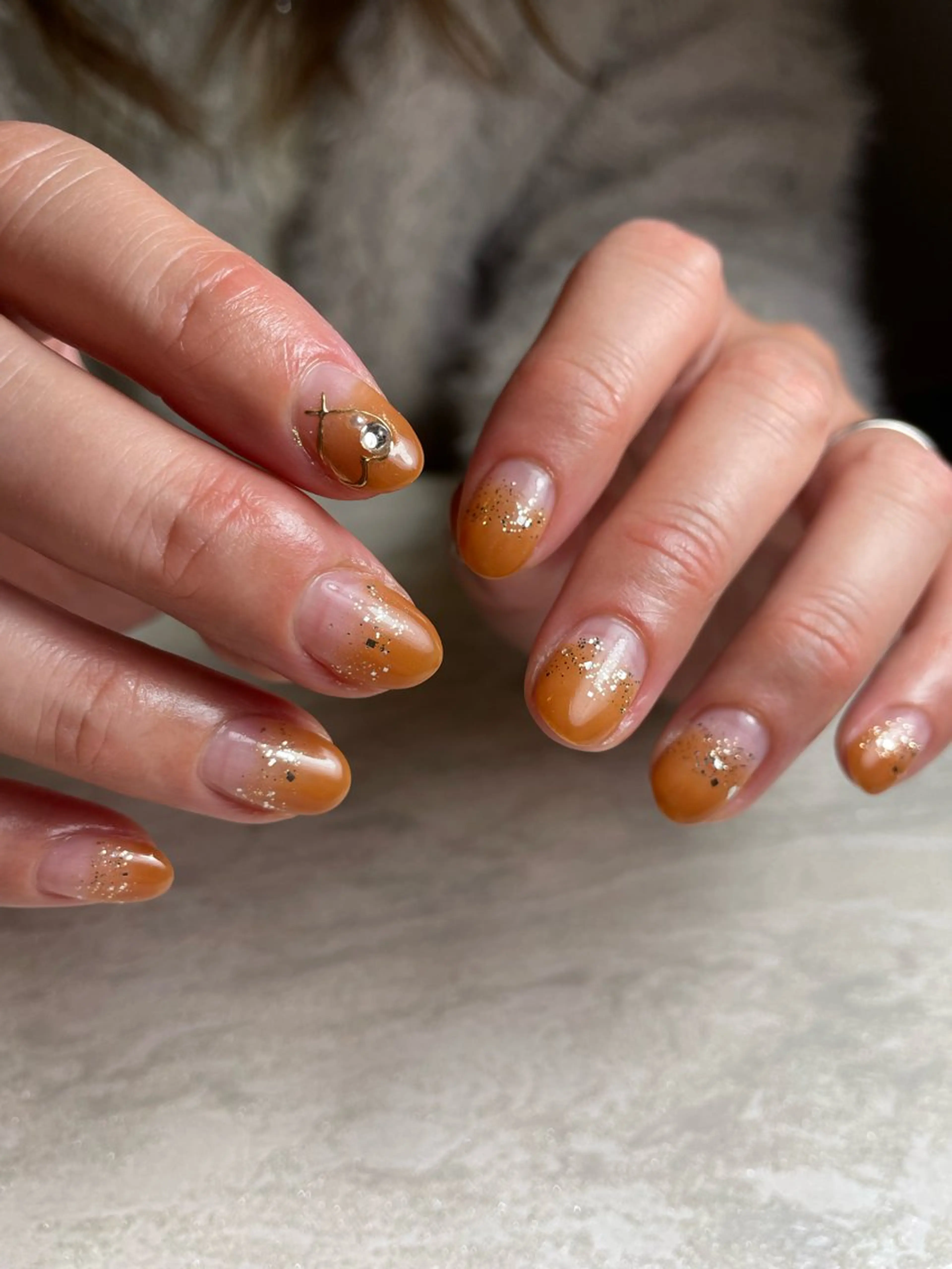 ネイル グラデーション バレンタイン ハンドネイル G's  nail所属・横浜本郷台駅 《G's nail》のネイルデザイン