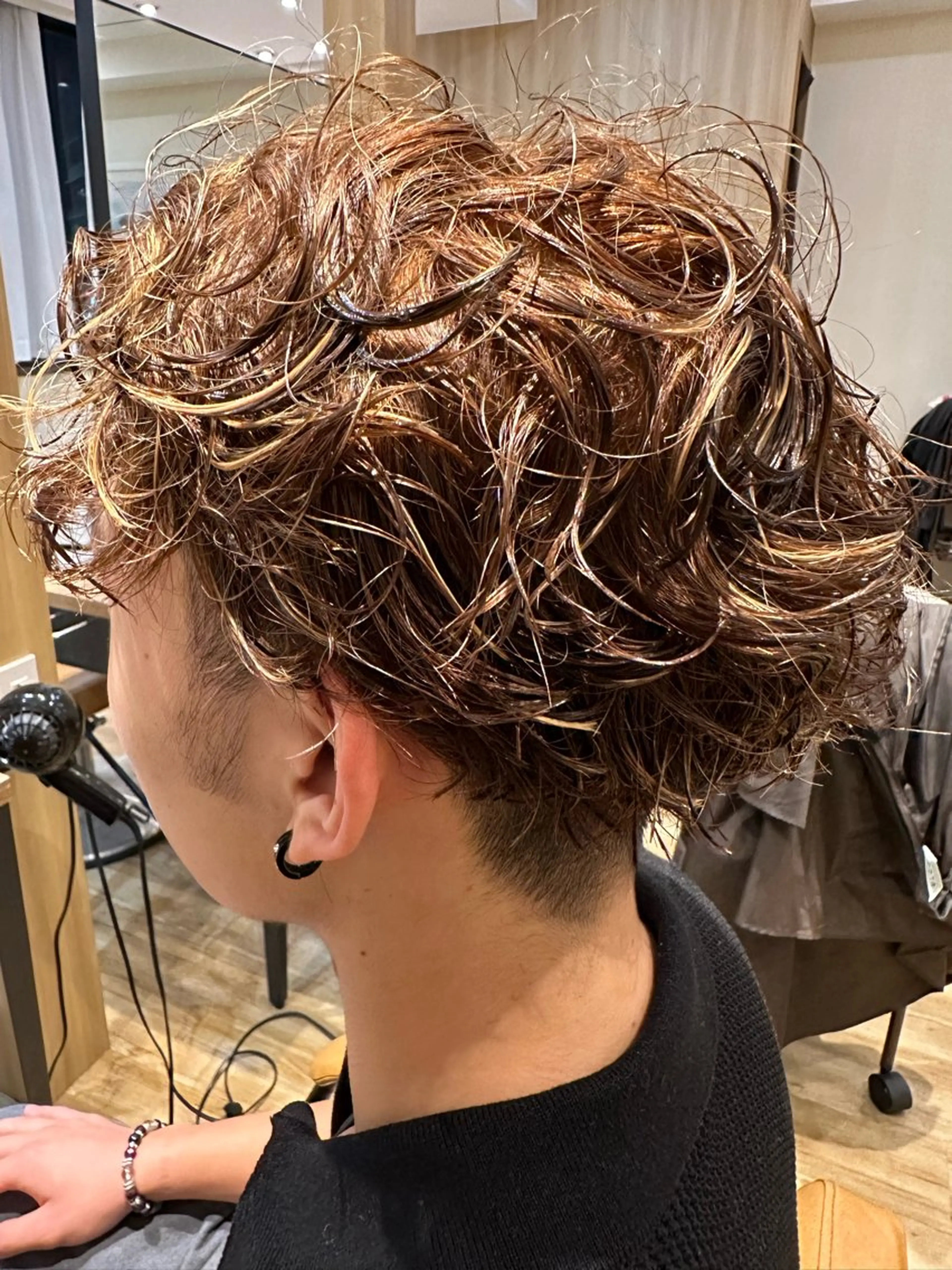ショート カラー パーマ メンズ カット パーマ ✨✂️Nori ✂️✨のヘアスタイル