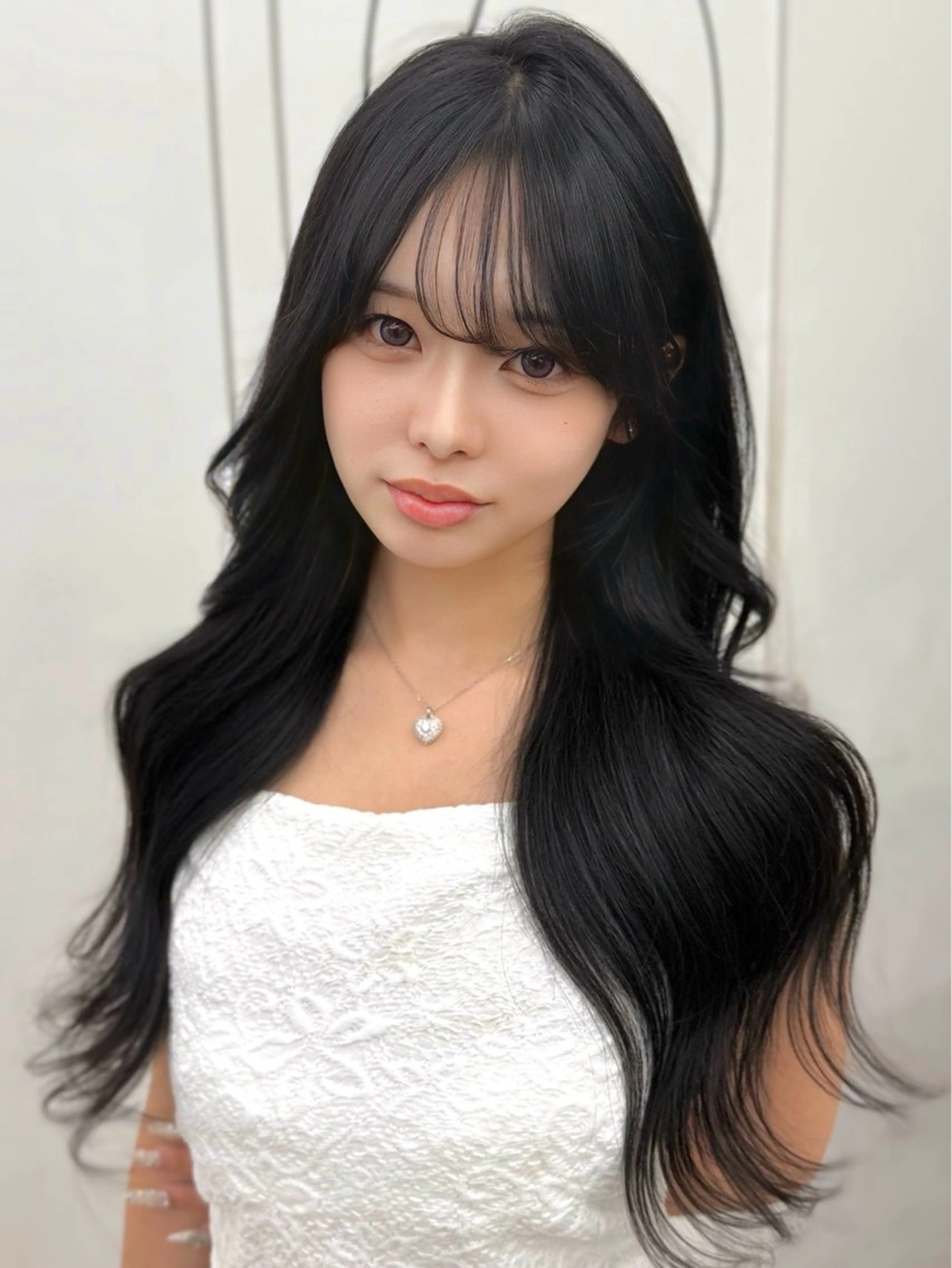 ロング トリートメント カット ヘアカラー 韓国ヘア/髪質改善 レイヤーカットSHOのヘアスタイル