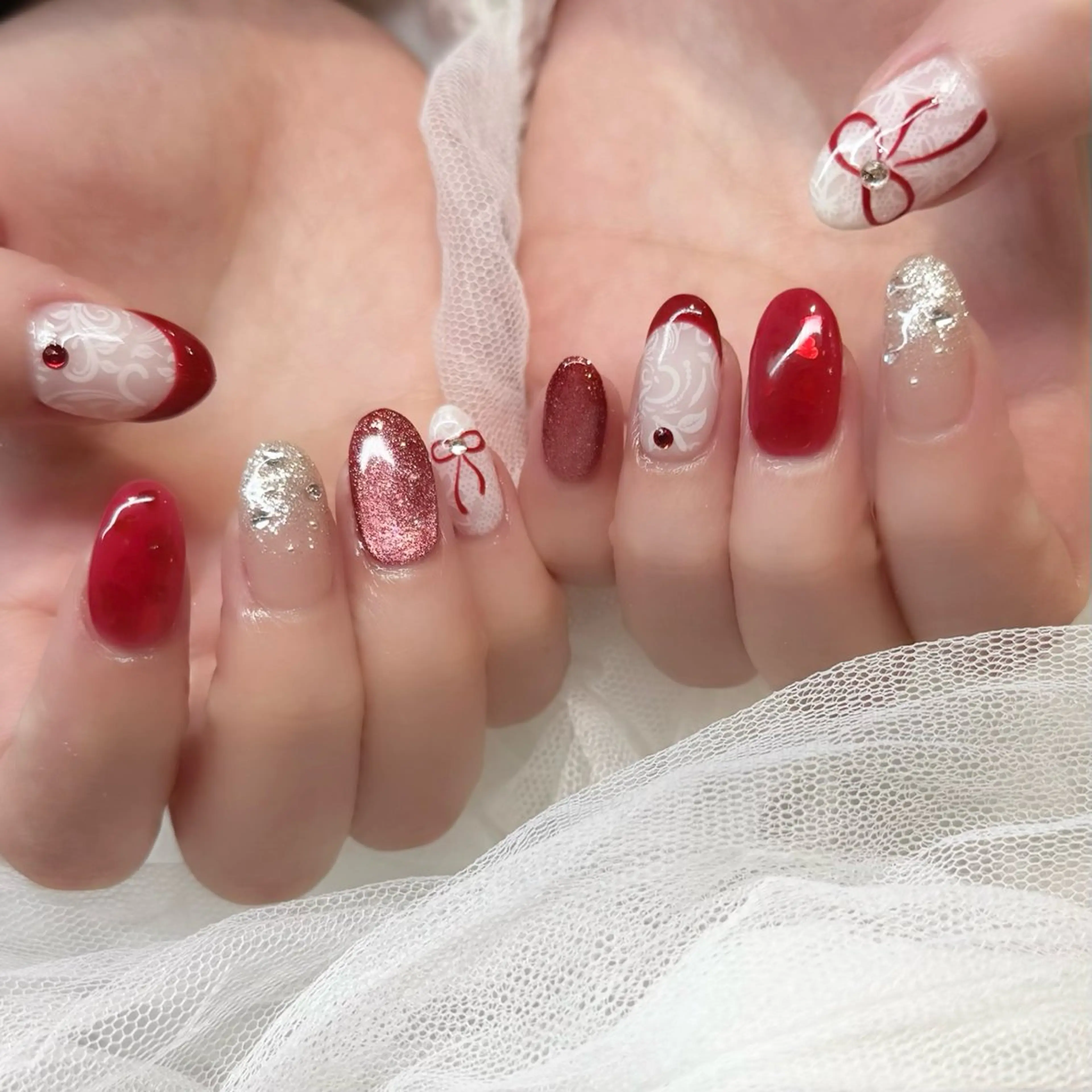 ネイル ハンドネイル 新井 ひなののネイルデザイン