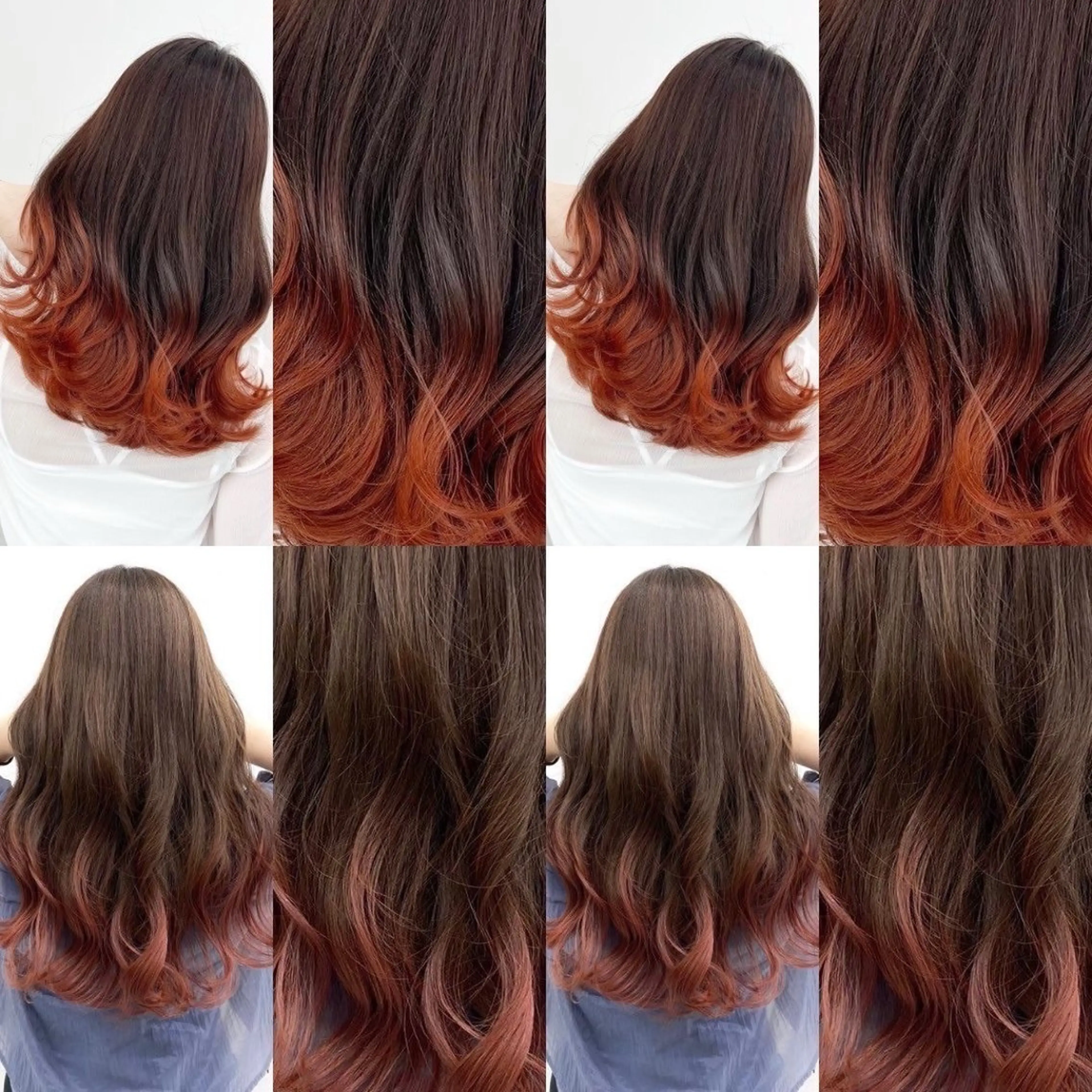 ロング カラー ヘアカラー ✨韓国艶髪✨ケア ブリーチ🫧アキラのヘアスタイル