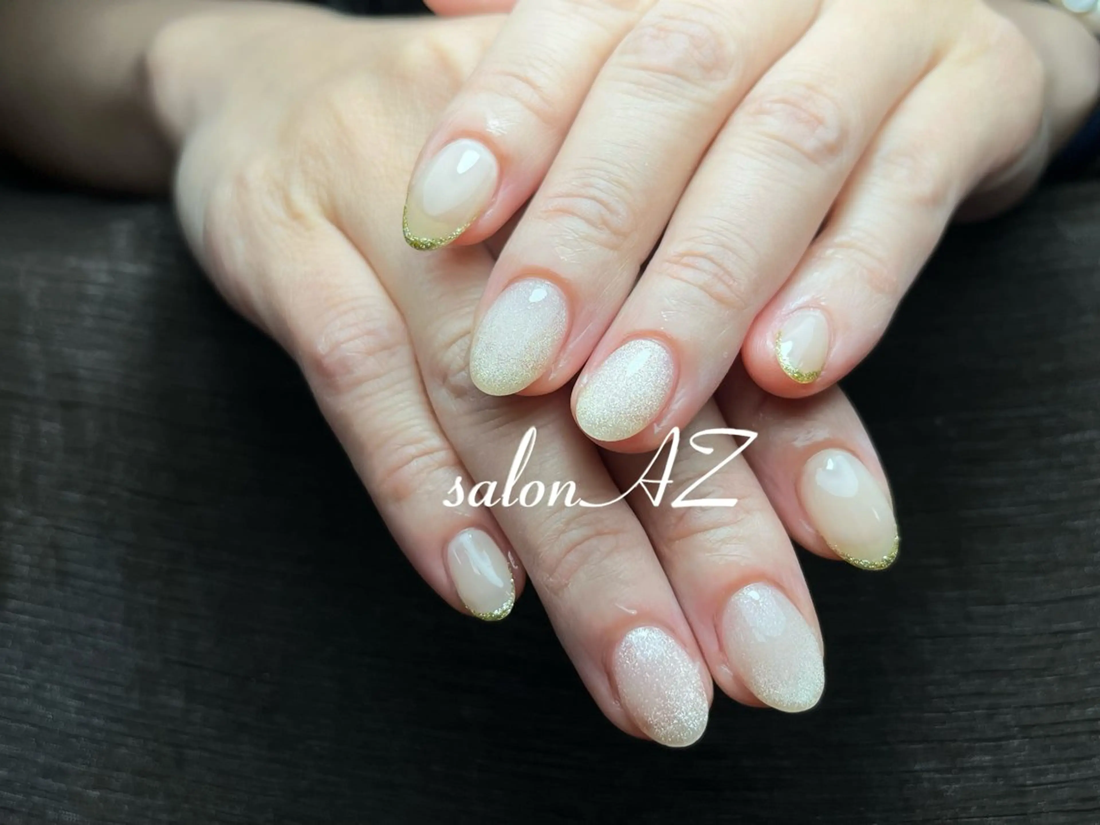 ネイル アートネイル 長さ出し フットネイル フレンチネイル ジェルネイル ハンドネイル salonAZ トップネイリストのネイルデザイン