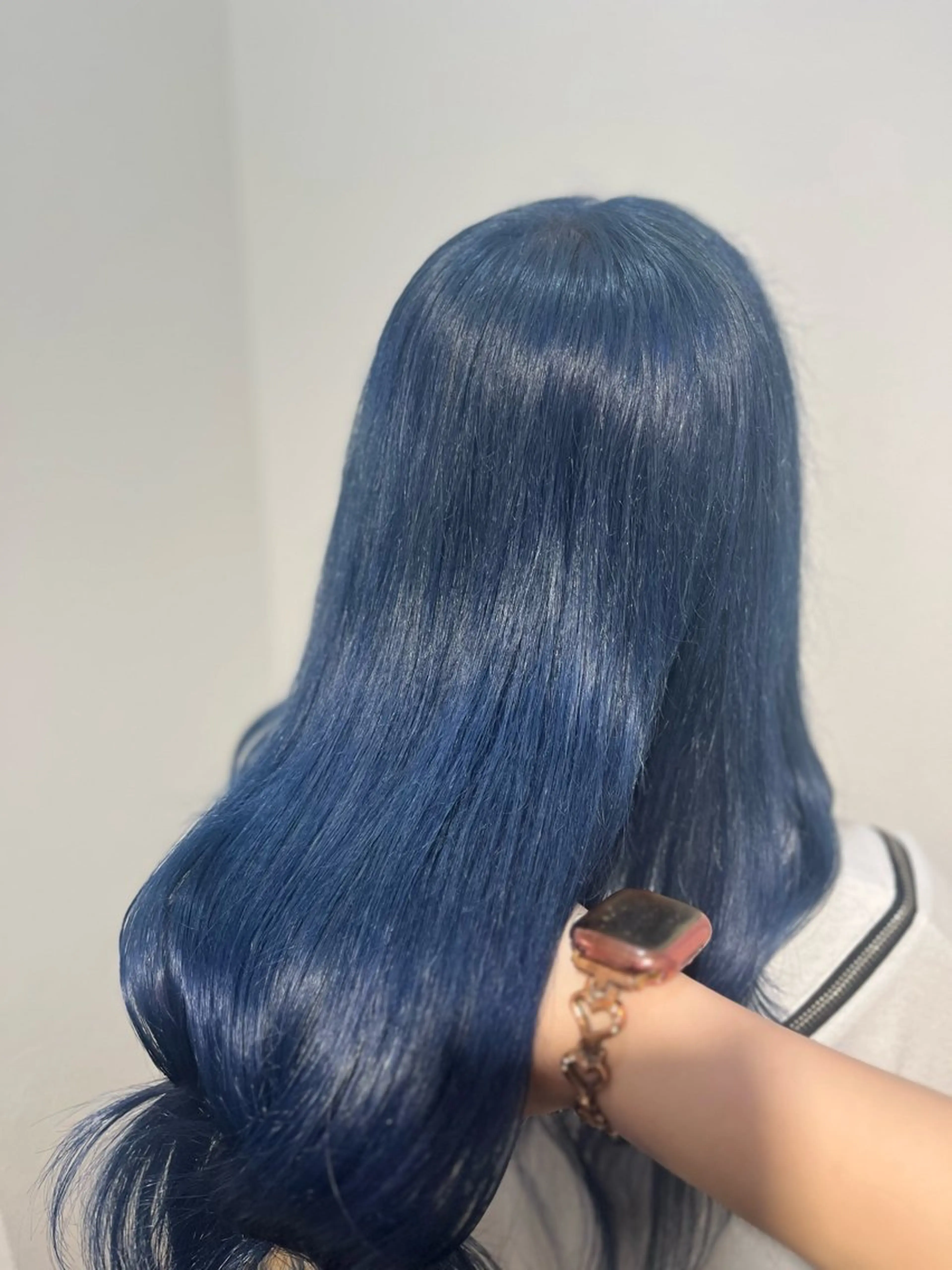 ロング カラー ブルーカラー ブルーラベンダー ラベンダーカラー ピンク髪の美容師🎀 🖤ゆうなのヘアスタイル