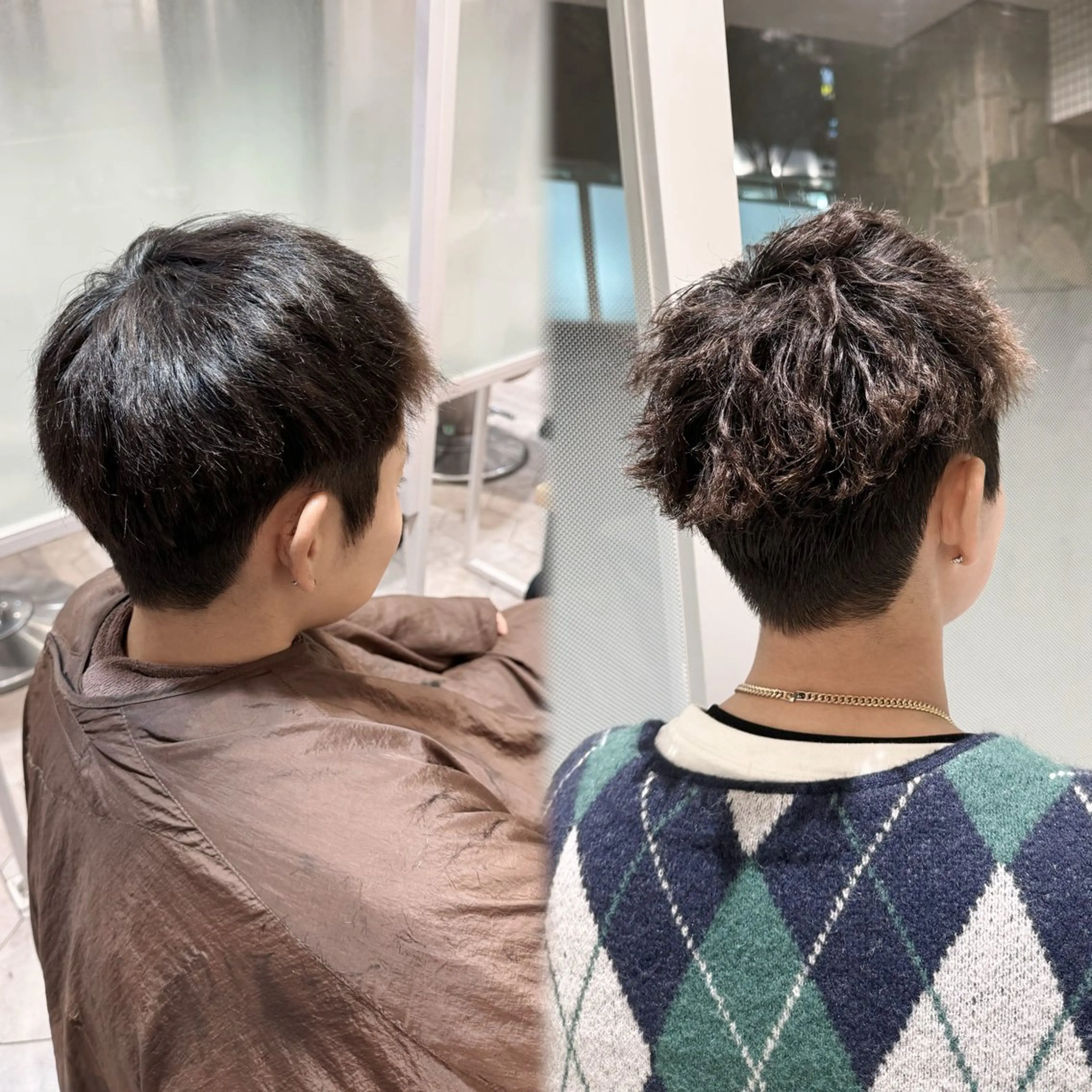 パーマ メンズ カット パーマ 💜小山田 愛美💜のヘアスタイル