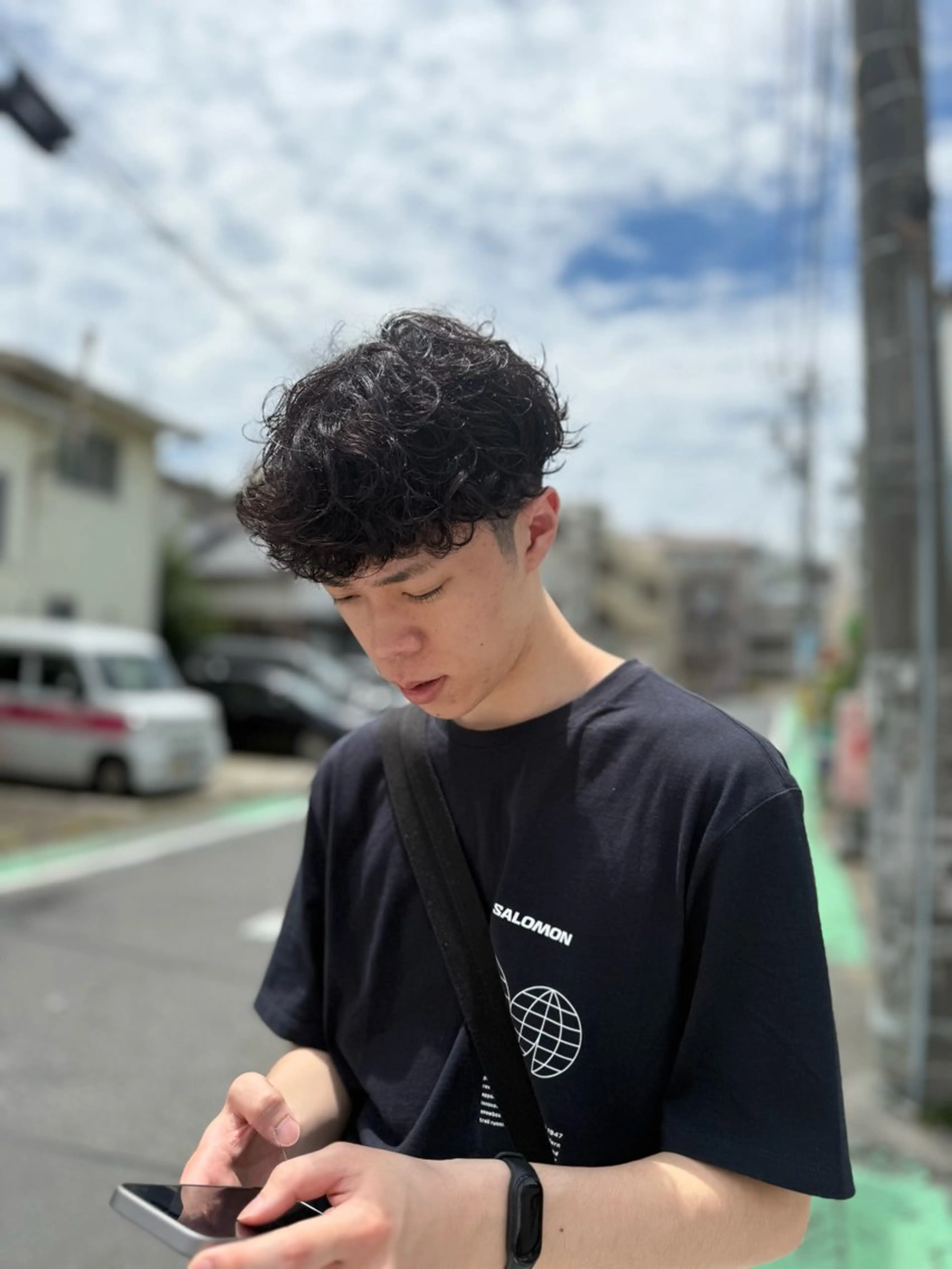 ショート パーマ メンズ カット パーマ barber shop KING所属・💈メンズ 床屋💈 似合わせ💈春日井のヘアスタイル