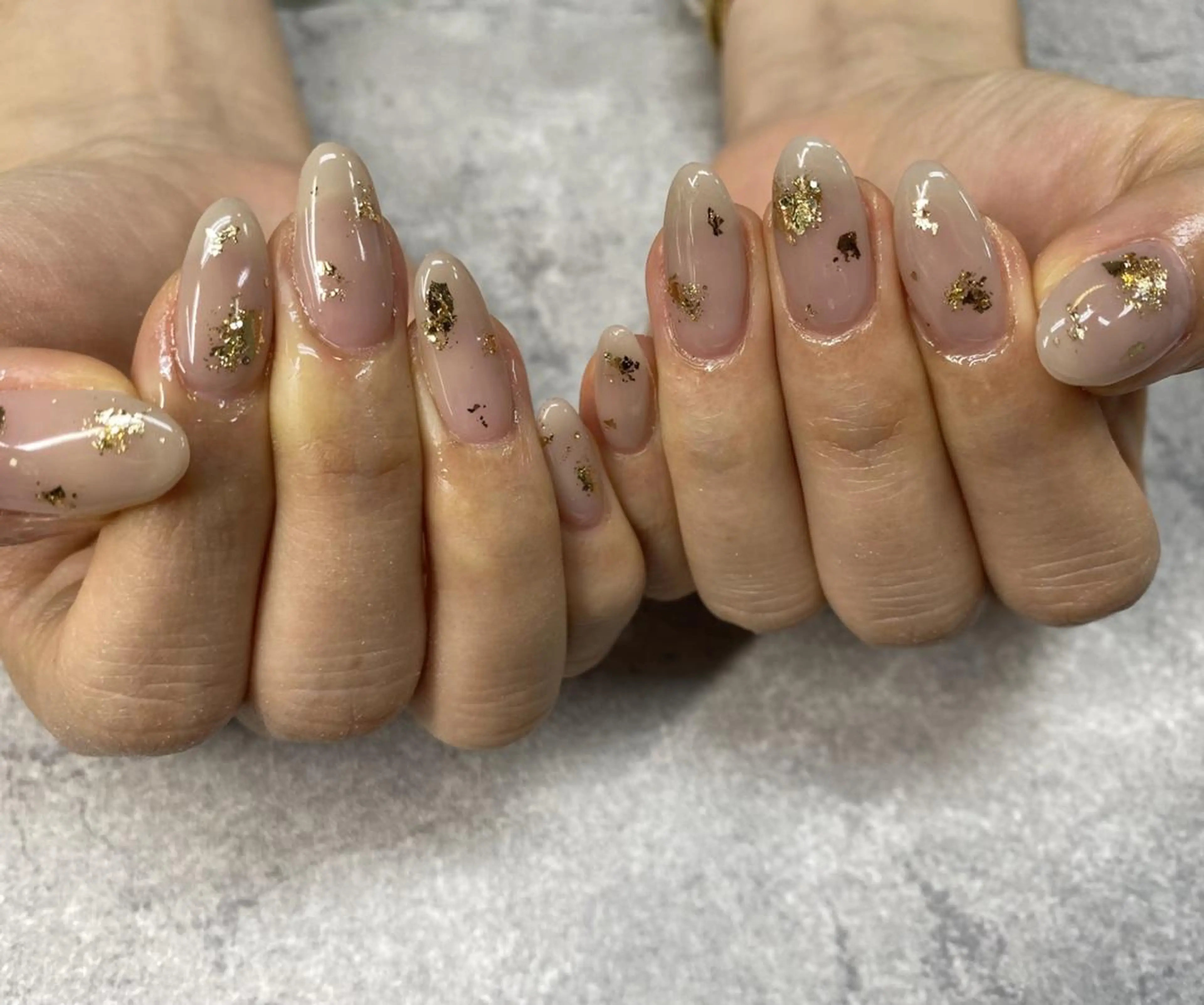 ネイル フットネイル フレンチネイル グラデーション キラキラネイル 韓国ネイル FASTNAIL PLUS 新宿店のネイルデザイン