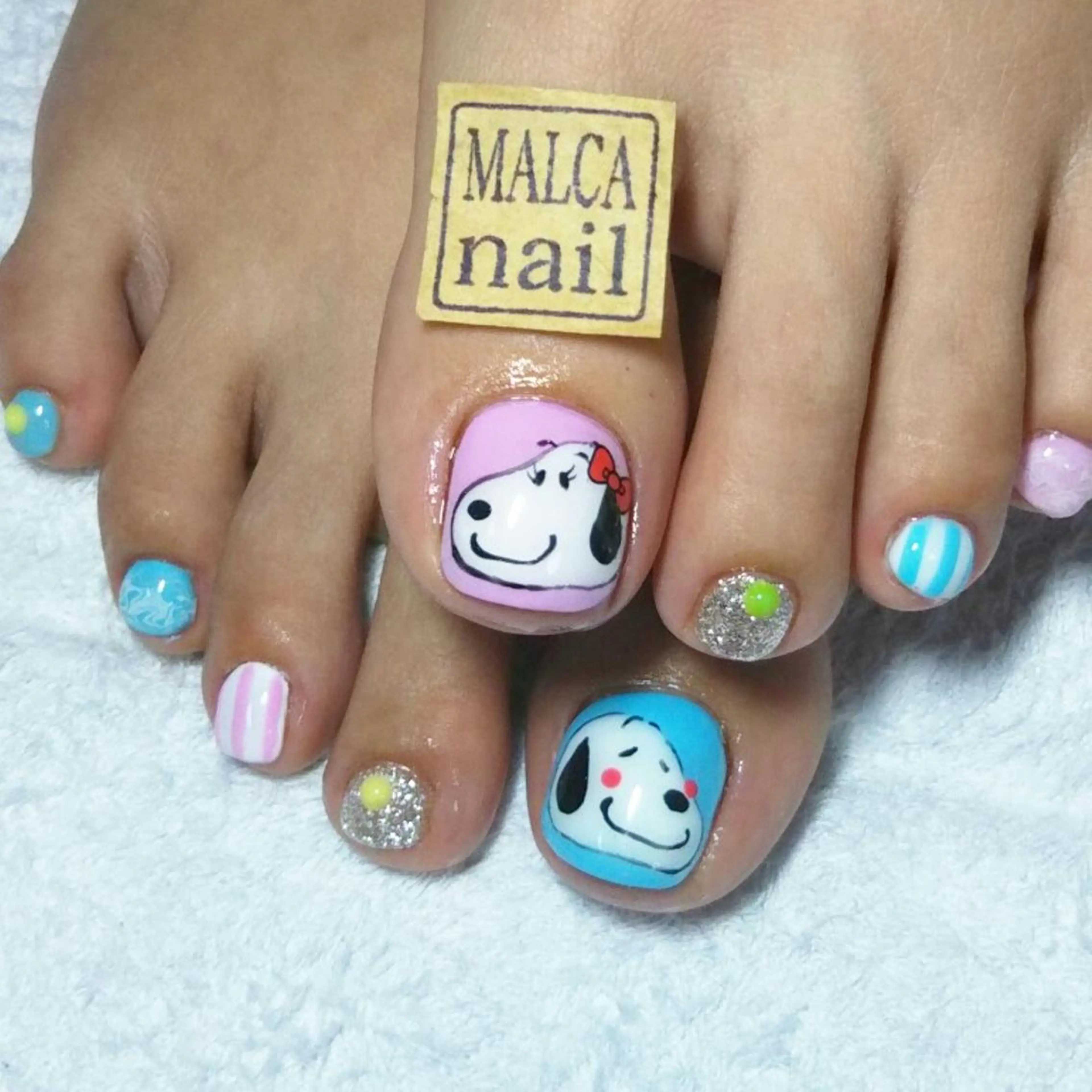 ヘアアレンジ パーマ ネイル キッズ マツエク・マツパ セミロング MALCAnail(マルカネイル)所属・荒木 莉奈のネイルデザイン