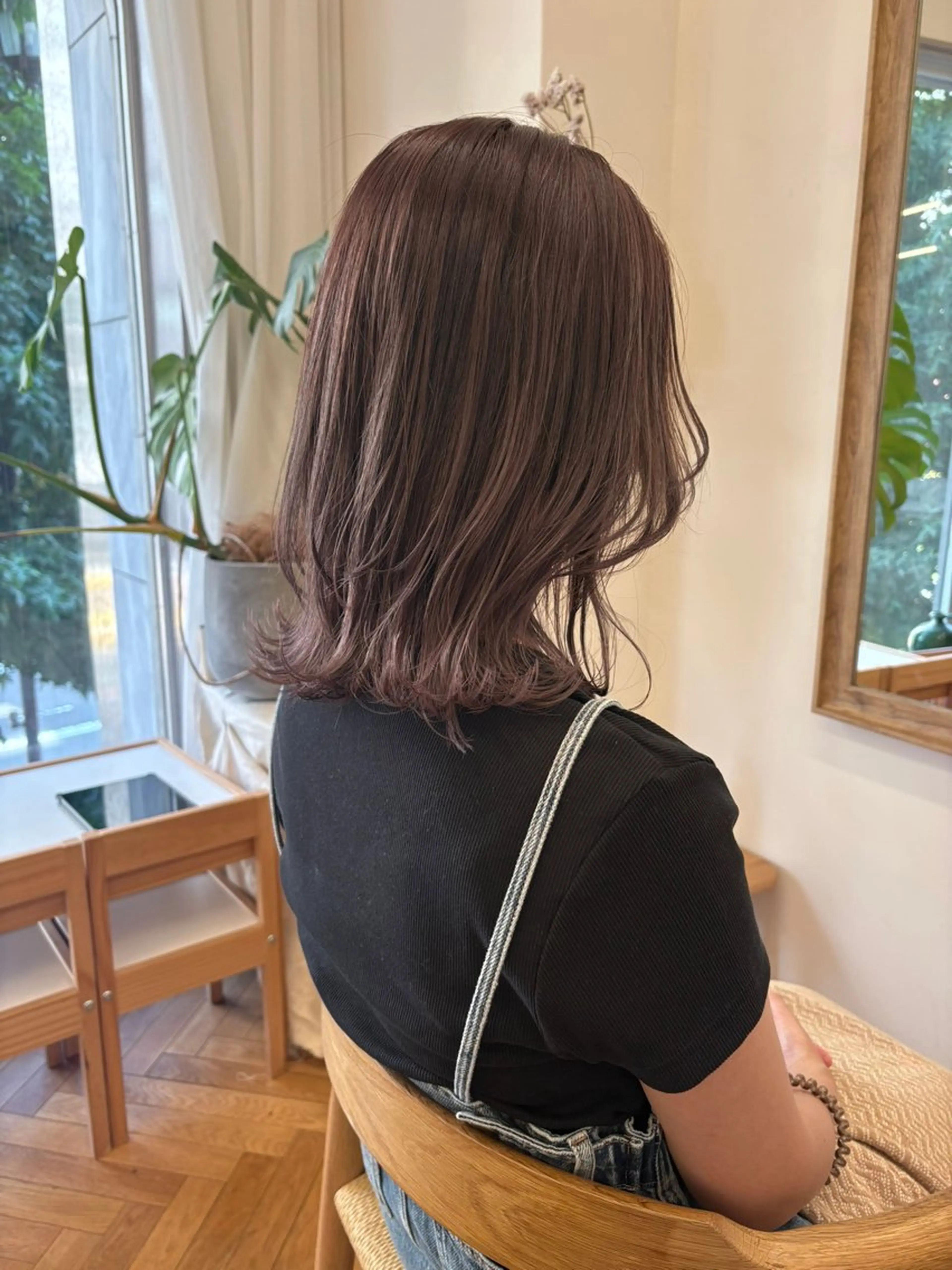 セミロング カラー カット ヘアカラー トリートメント ヘアセット/レイヤー ボブ🌛karinのヘアスタイル