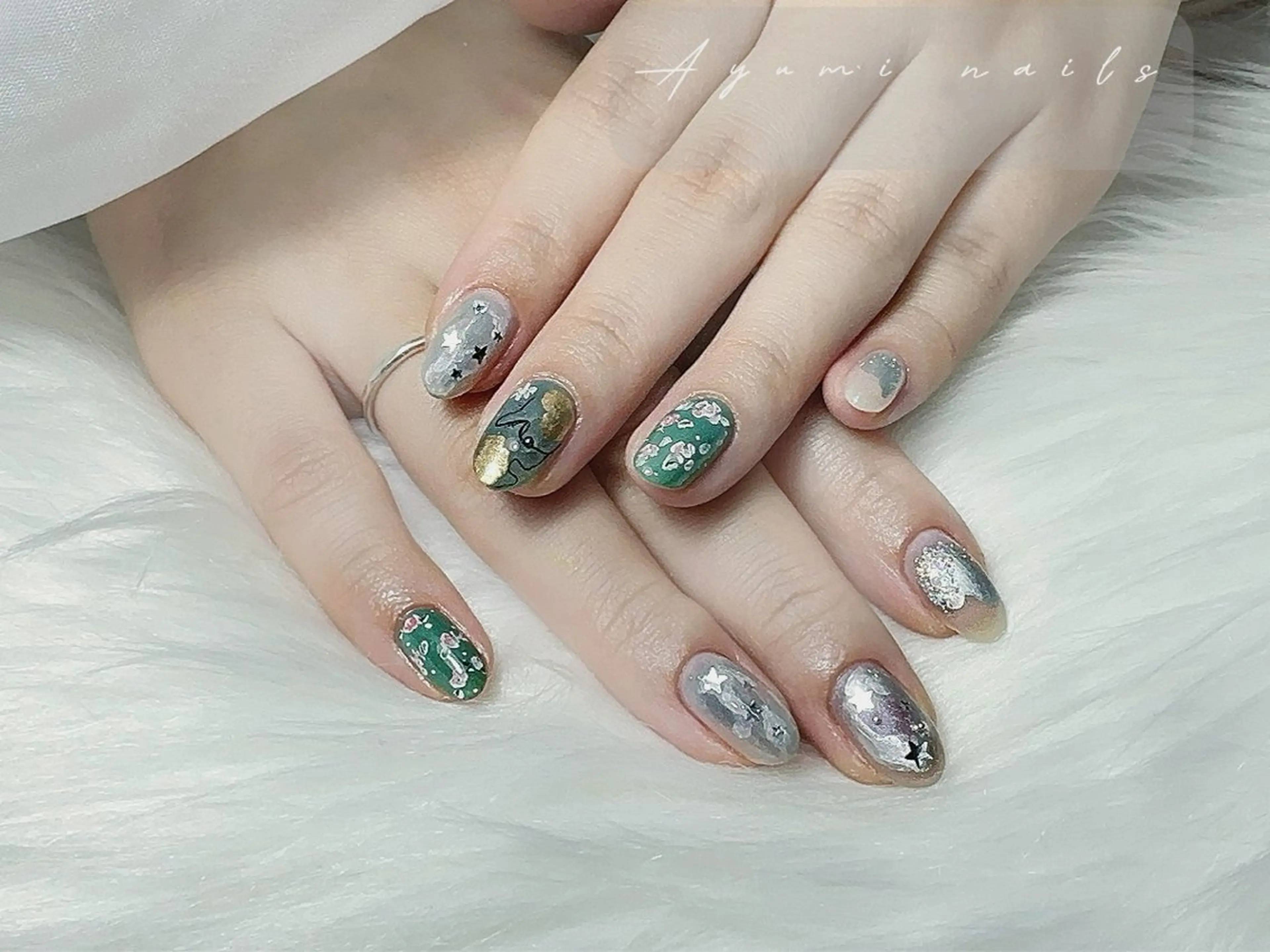ネイル ニュアンスネイル Ayumi nails川崎店のネイルデザイン
