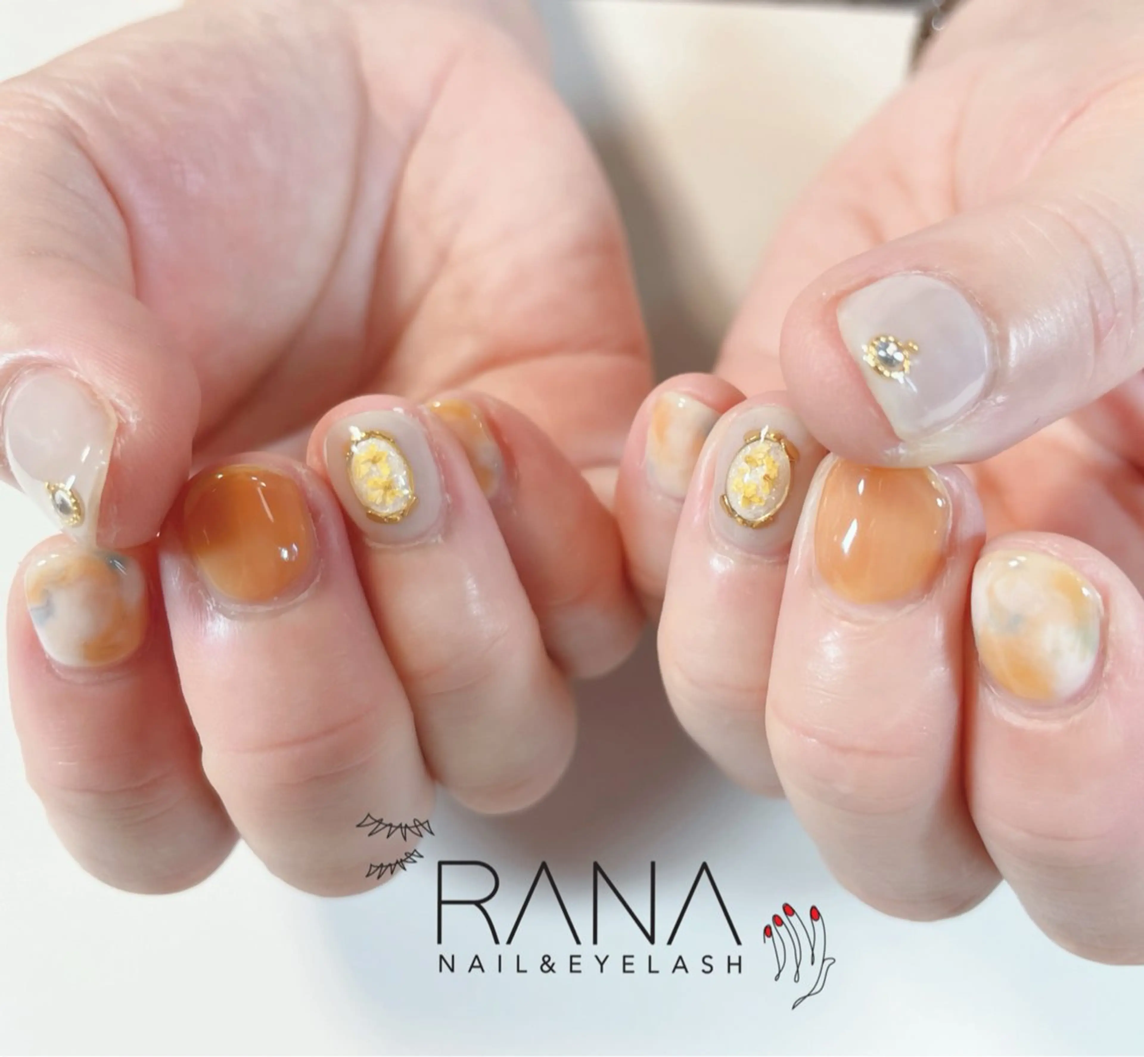 ネイル Nail eyelash Rana所属・Konno🕊️ 【Rana】のネイルデザイン