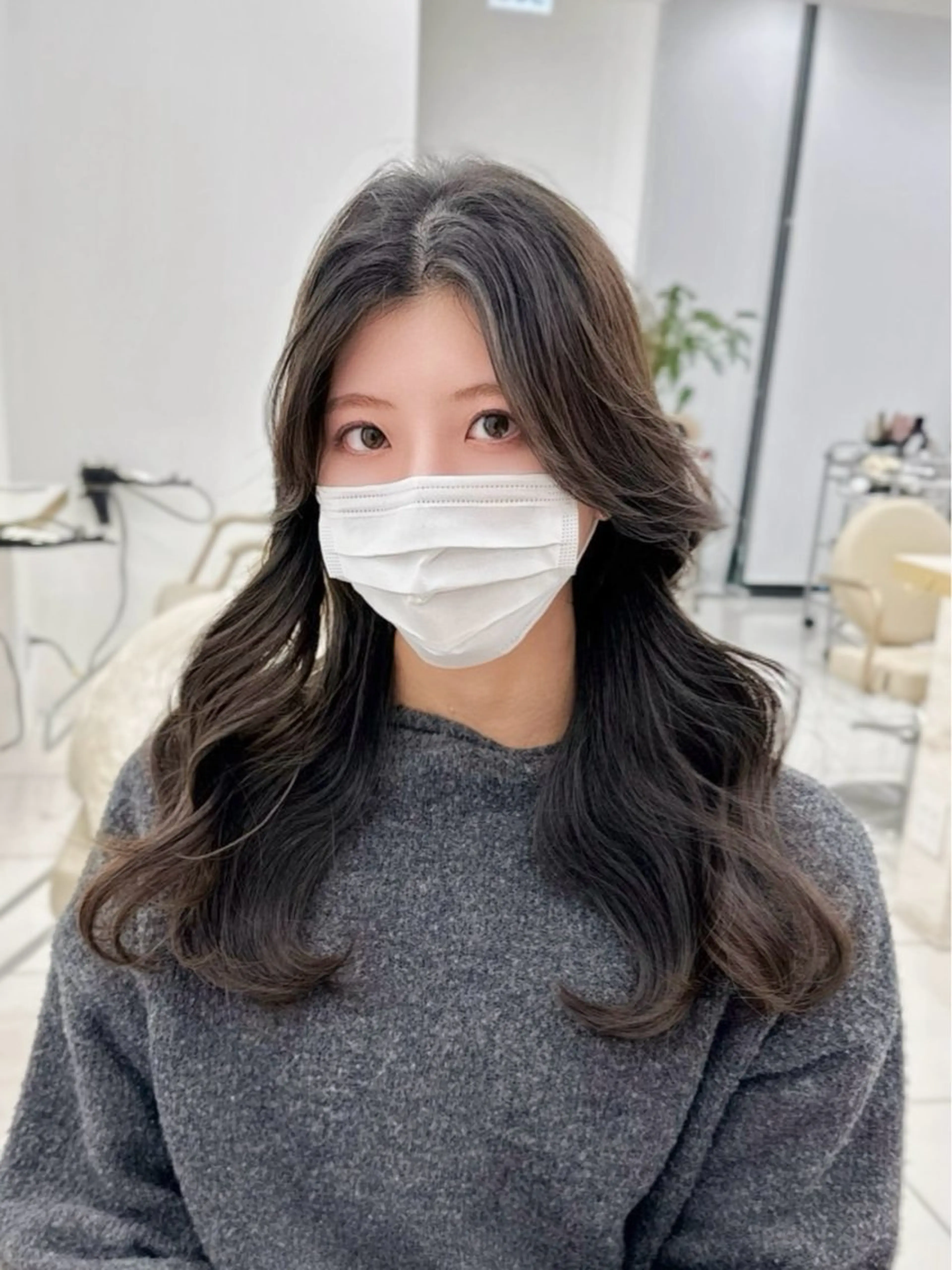 ロング カラー MAEUL luna所属・前髪顔周り/レイヤー 韓国/桔川恒のヘアスタイル