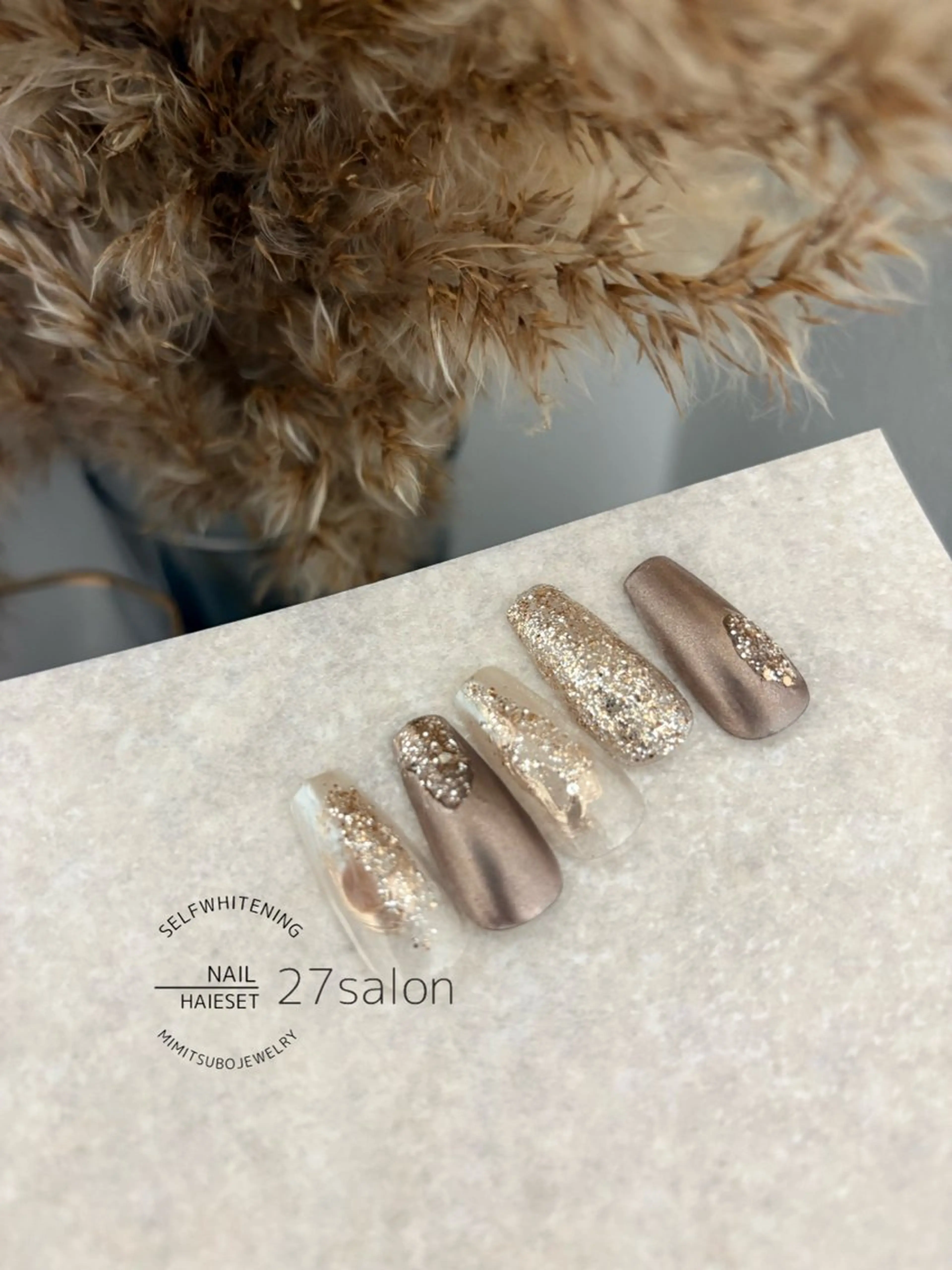 ネイル ニュアンスネイル ハンドネイル 27salon yuinaのネイルデザイン