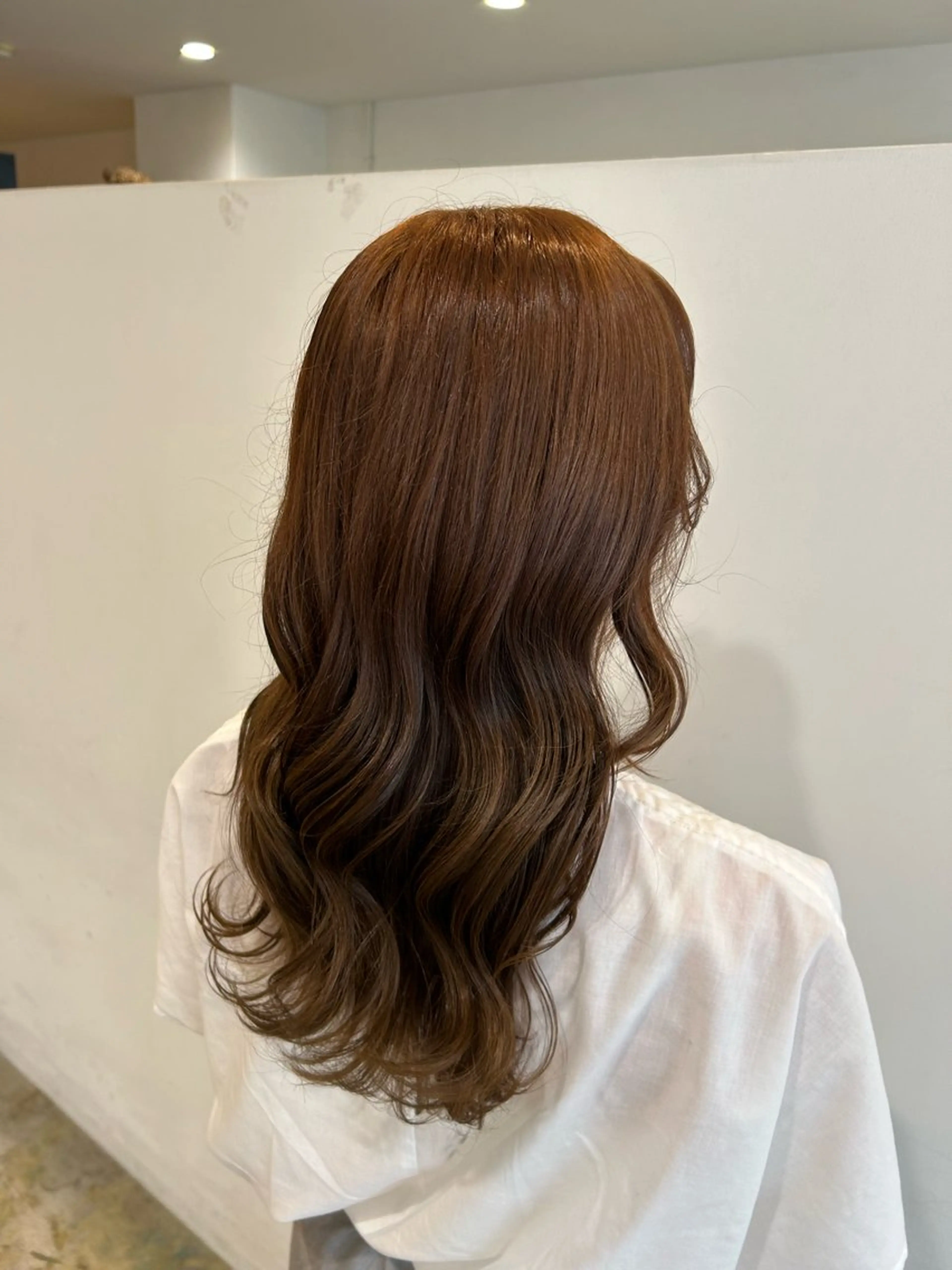 カラー ベージュカラー Defi所属・リカ カラーモデル募集のヘアスタイル