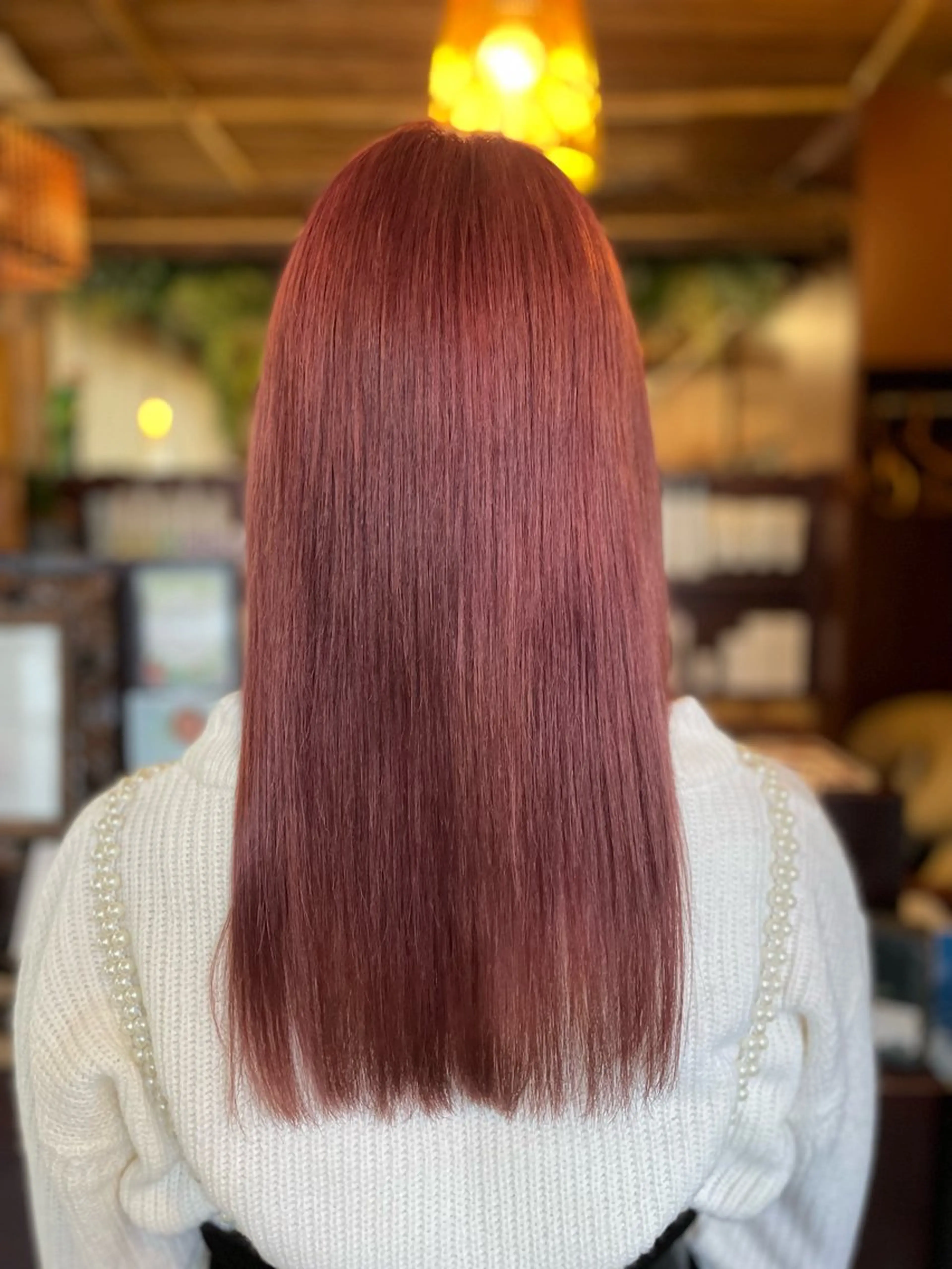 ロング カラー ブリーチ 谷井 実結樹のヘアスタイル