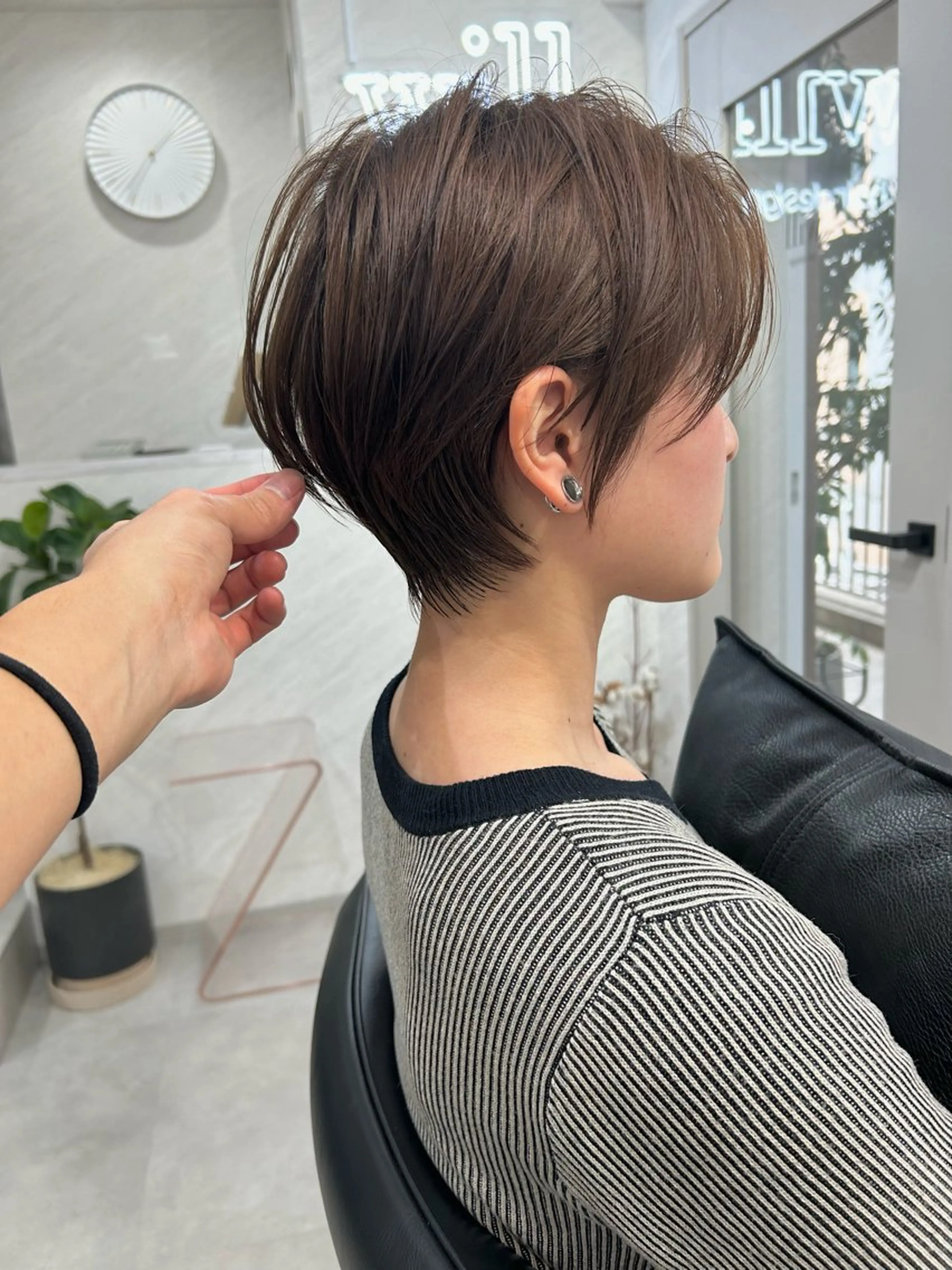 ショート カラー カット ヘアカラー トリートメント 髪質改善will hairdesignのヘアスタイル