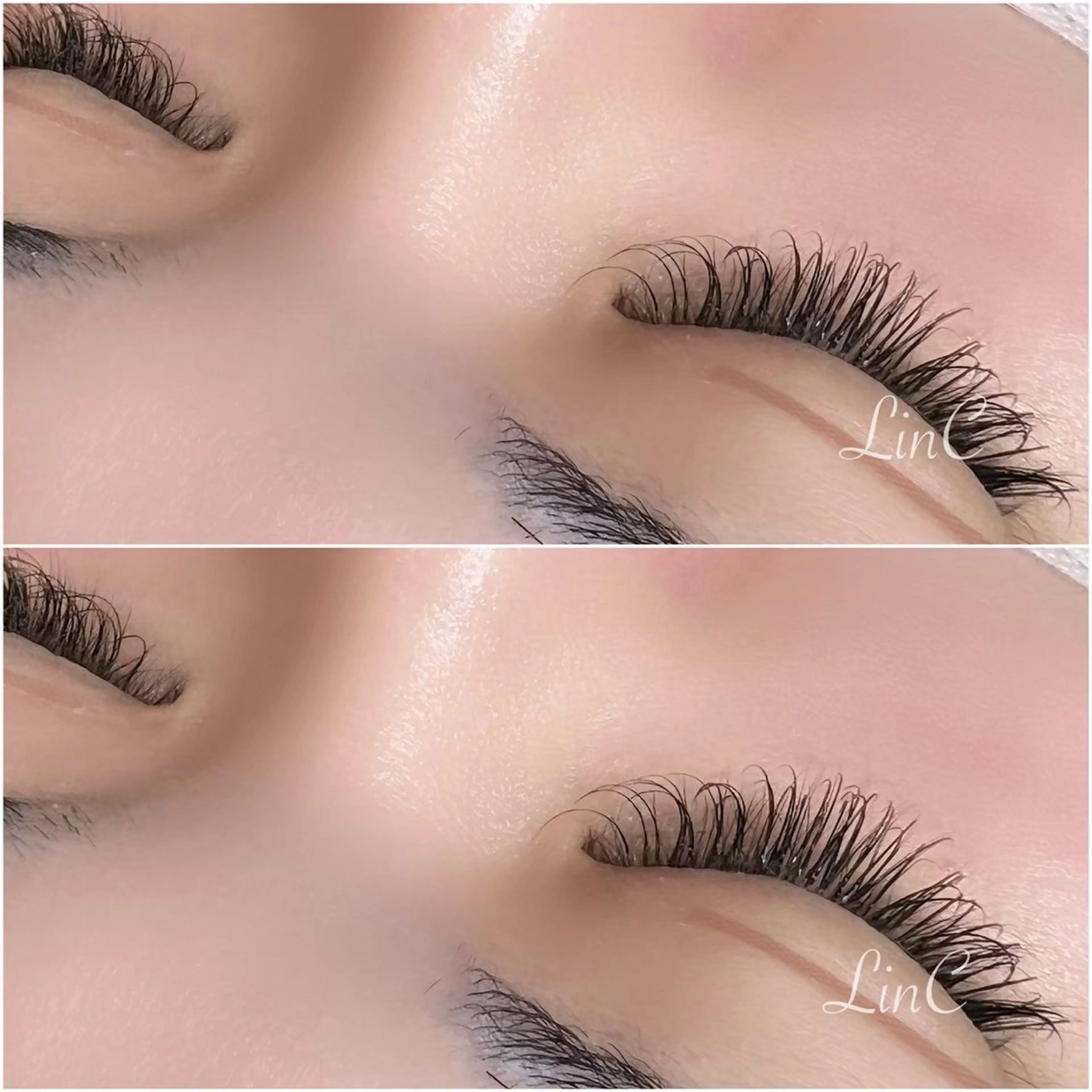 👉 Wフラットラッシュ60束 (LED変更ok)💕ナチュラル派に✨の写真