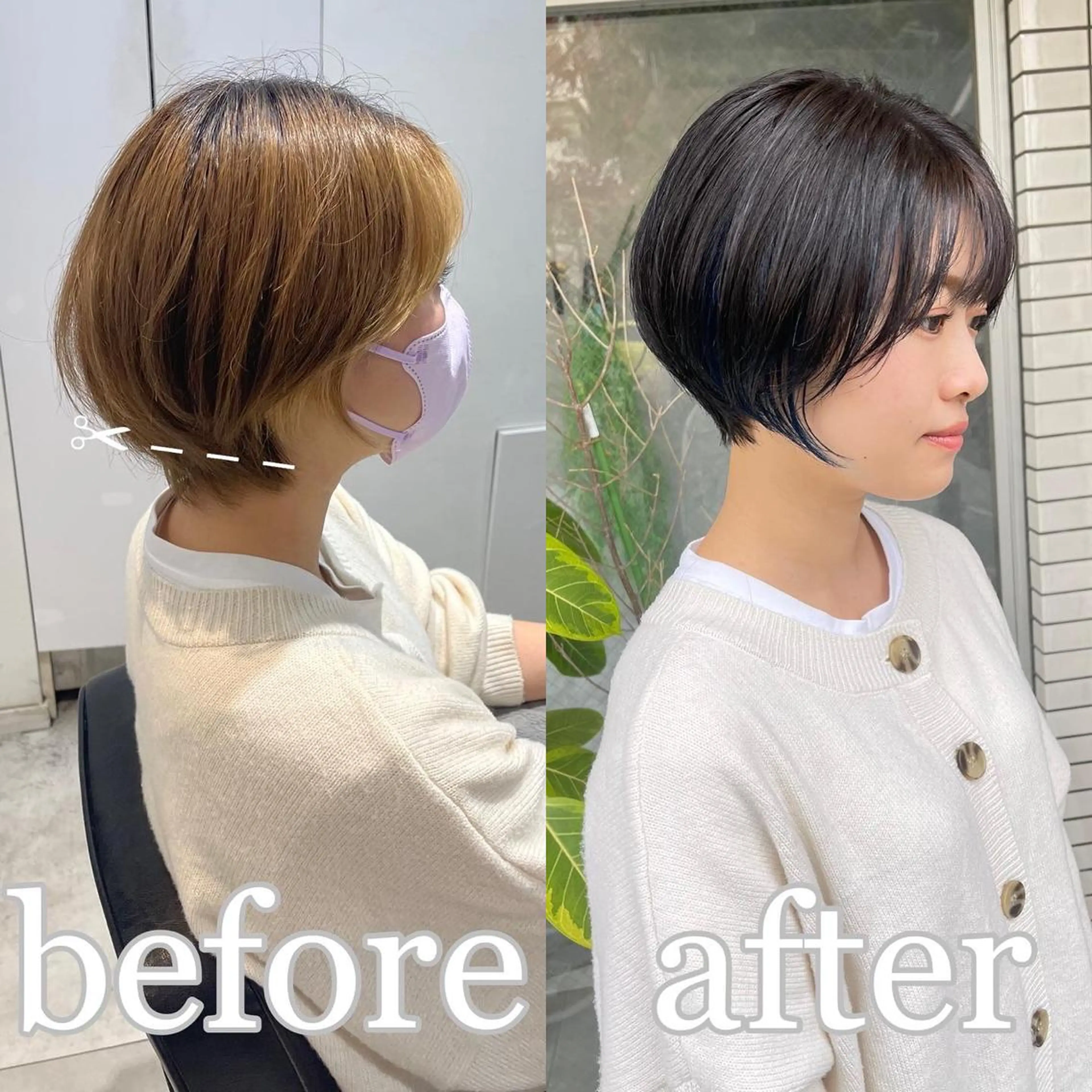 ショート カット StellA所属・アートディレクター ワダヒサノリのヘアスタイル