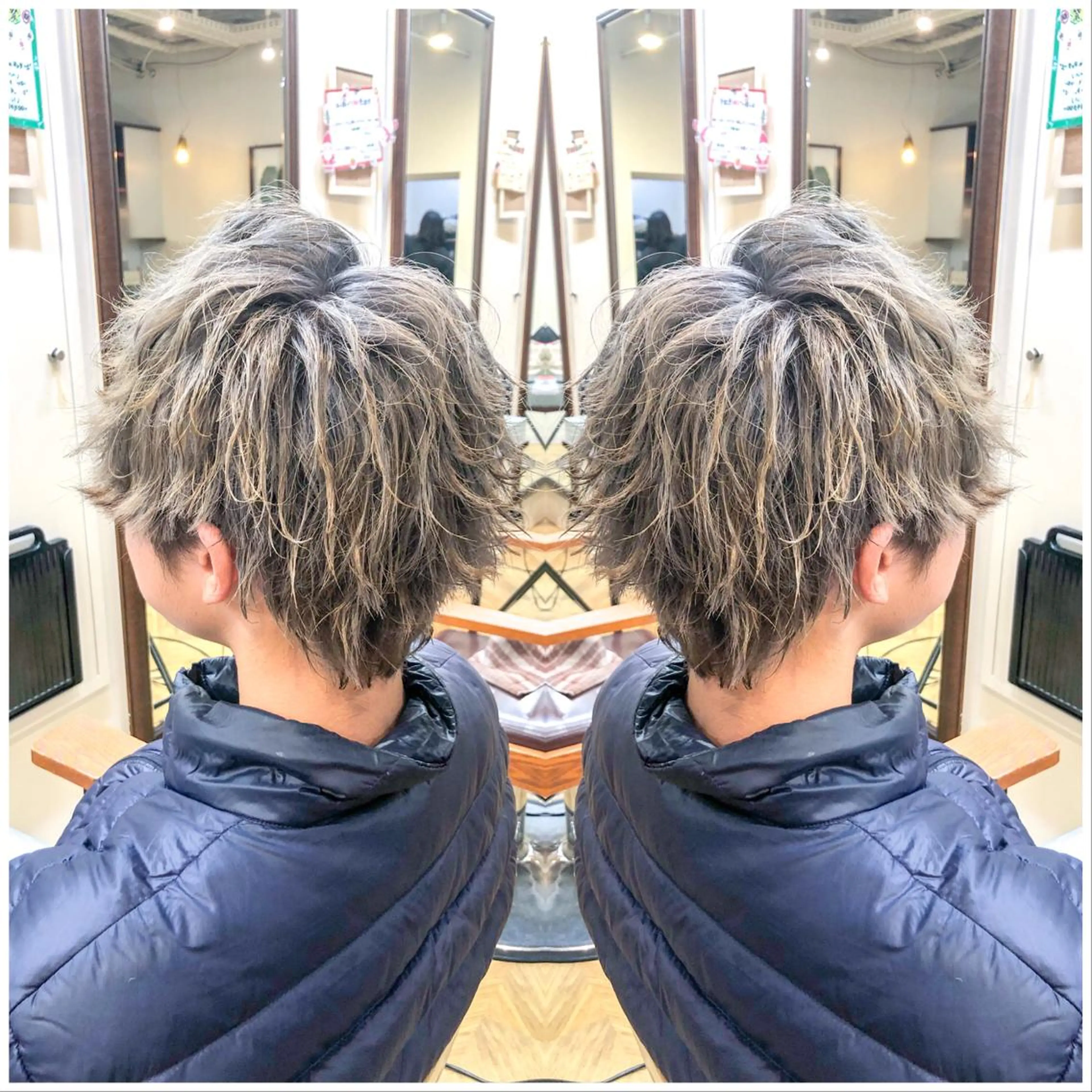 メンズ メンズブリーチ OxO Hair 【オーヘアー】所属・🌼おがわたくや🌼 髪質改善のヘアスタイル