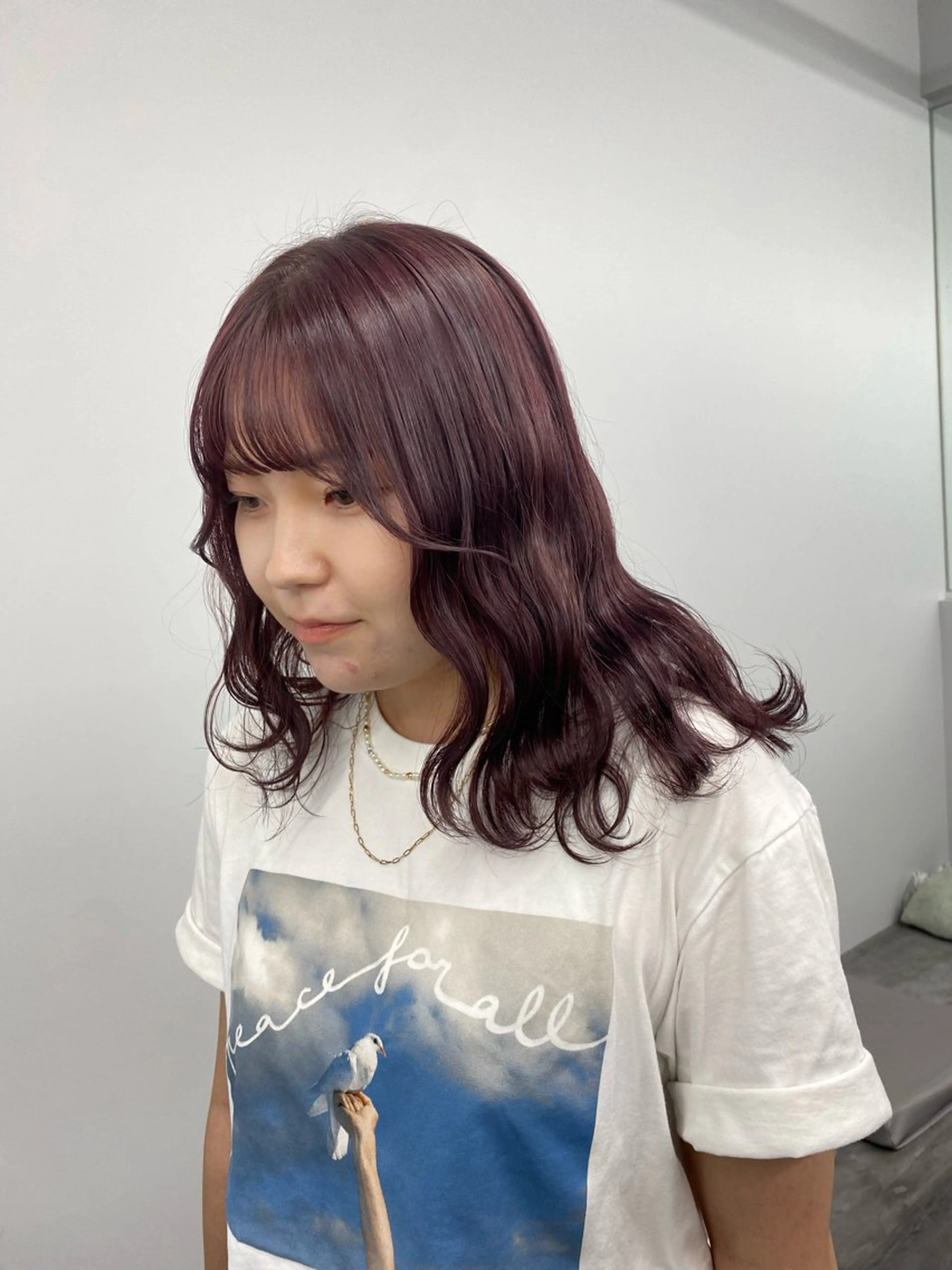 セミロング ヘアカラー ROCCO3rd / りんなのヘアスタイル