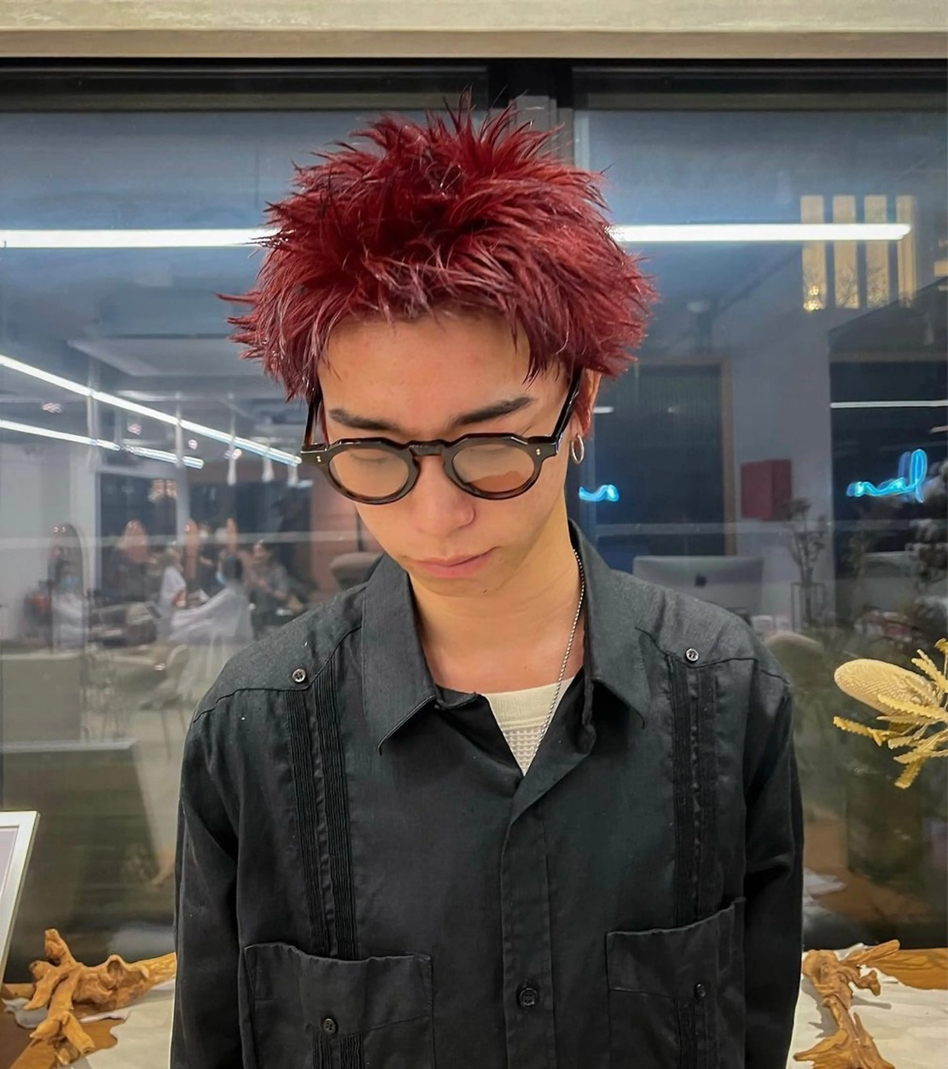 カラー メンズ メンズブリーチ メンズハイトーン ブリーチ ハイトーンカラー ヘアカラー 【ブリーチ特化】 イマダナツミのヘアスタイル