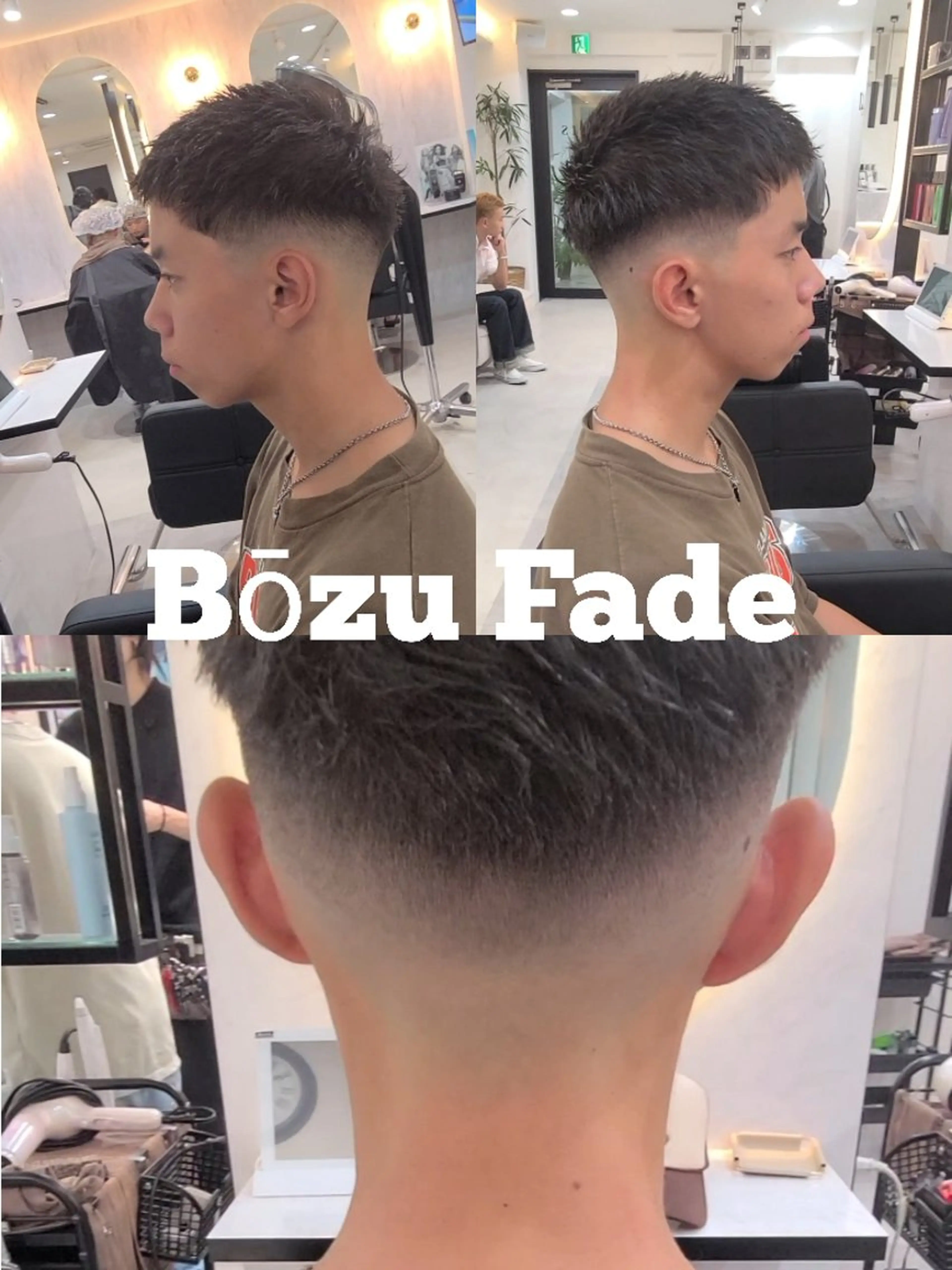 メンズ ショート フェードカット カット ヘアセット Lapis 名古屋駅前店所属・LEN名古屋/パーマ メンズ特化美容師のヘアスタイル