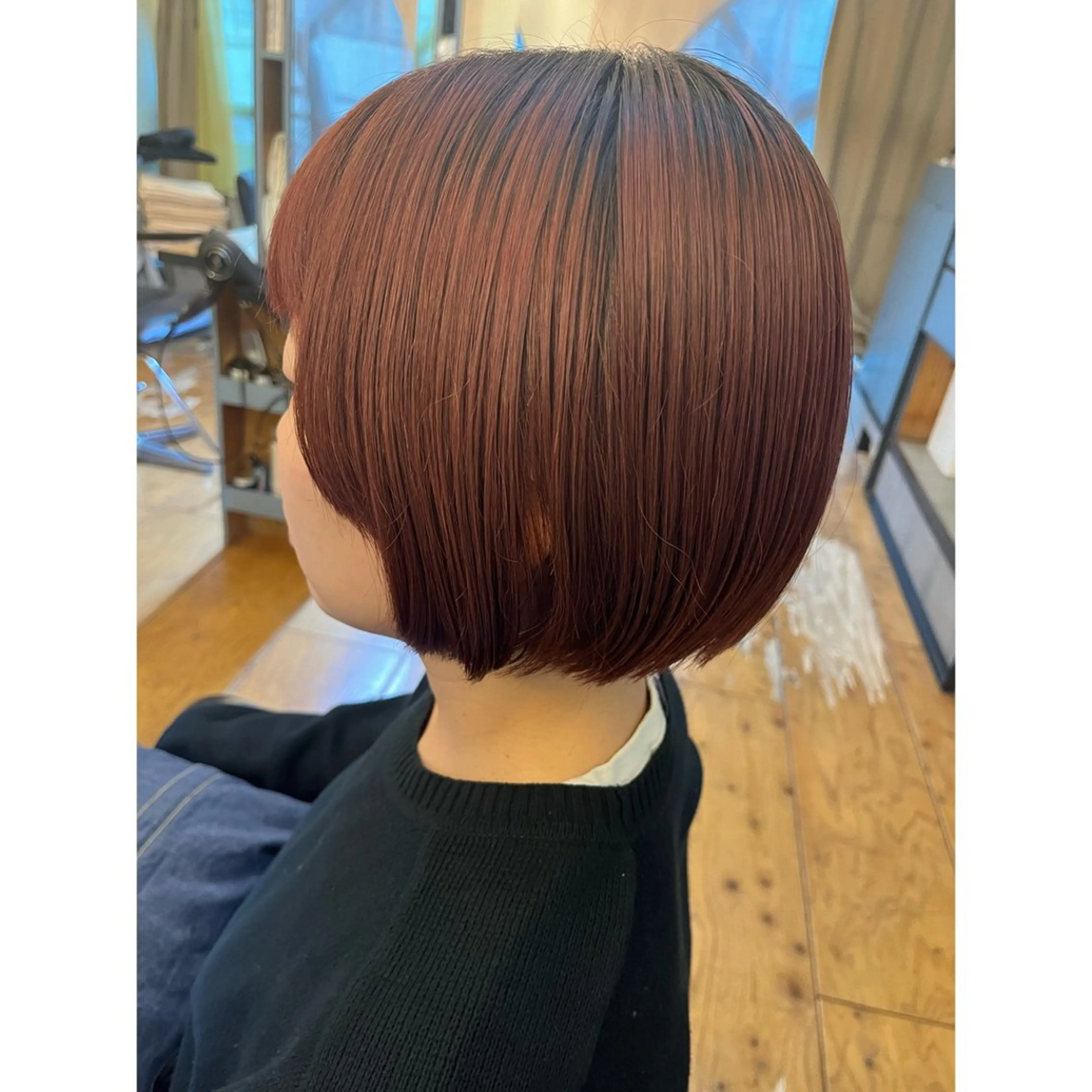ショート カラー カット ヘアカラー トリートメント Lagom なかだのヘアスタイル