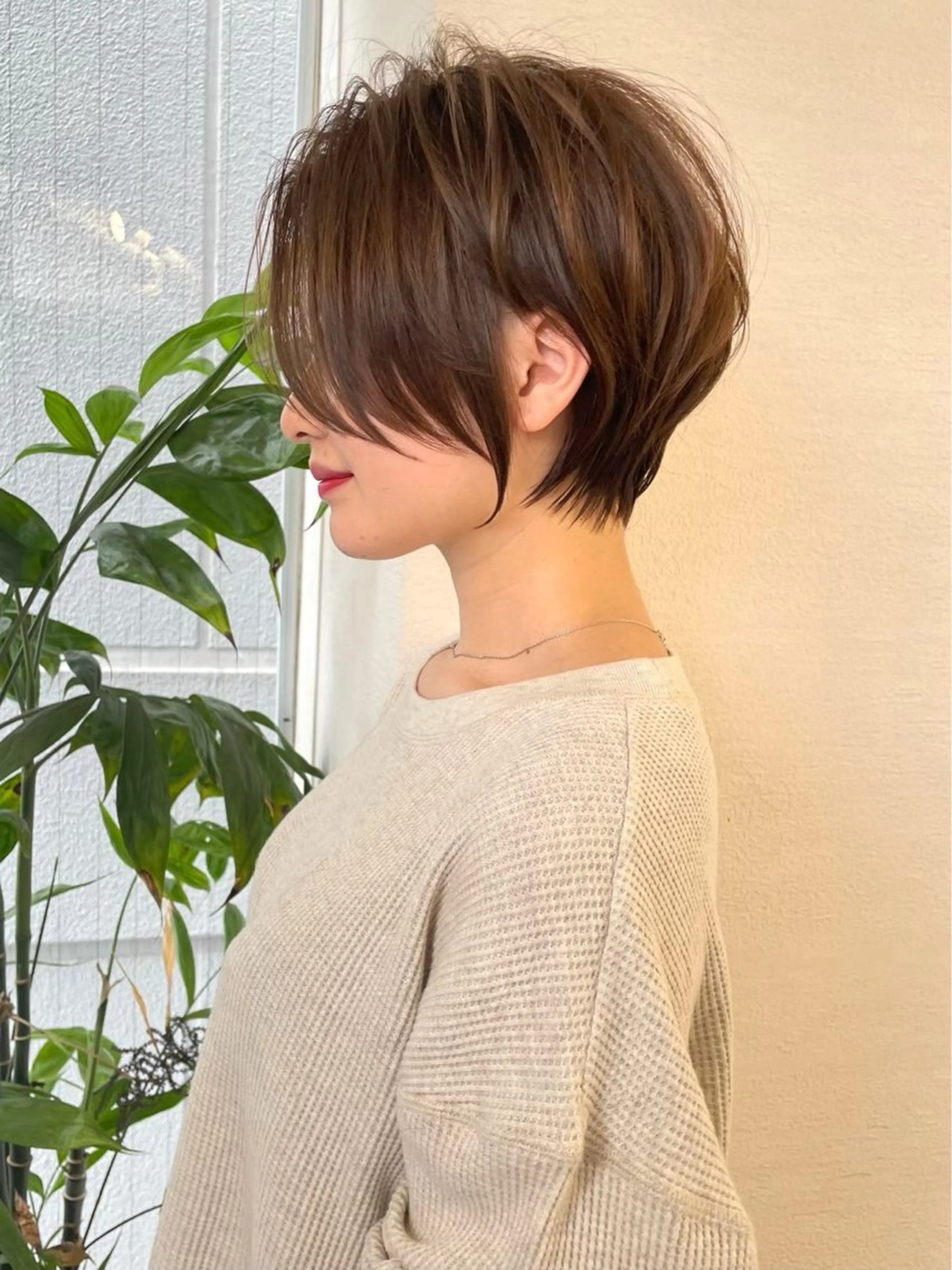 ショート Lond rouge所属・💚銀座/ミディアム /美髪矯正/芦川💚のヘアスタイル
