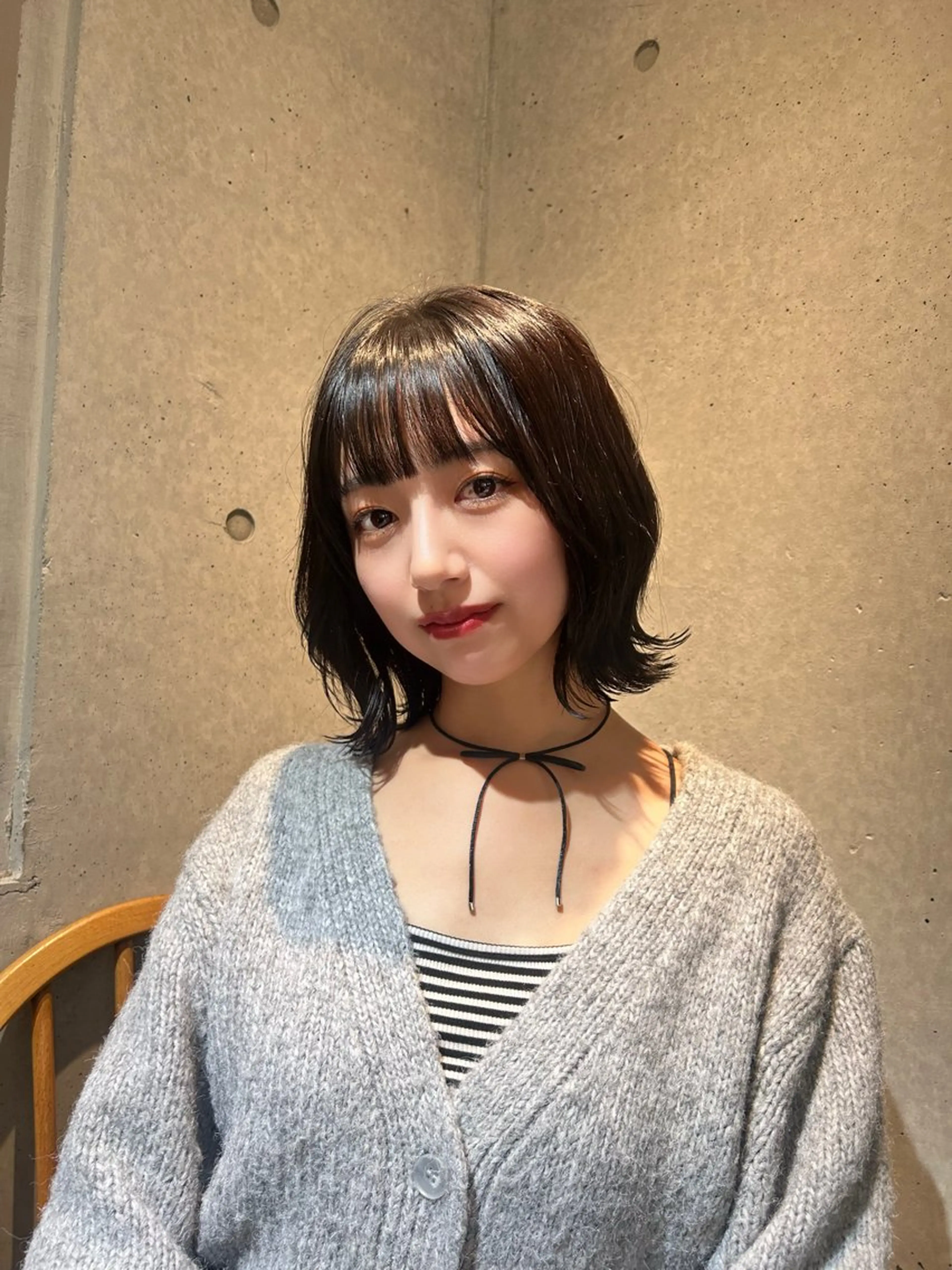 ミディアム ヘアアレンジ 縮毛矯正 表参道美容師ゆいか ♡ミディアムレイヤーのヘアスタイル
