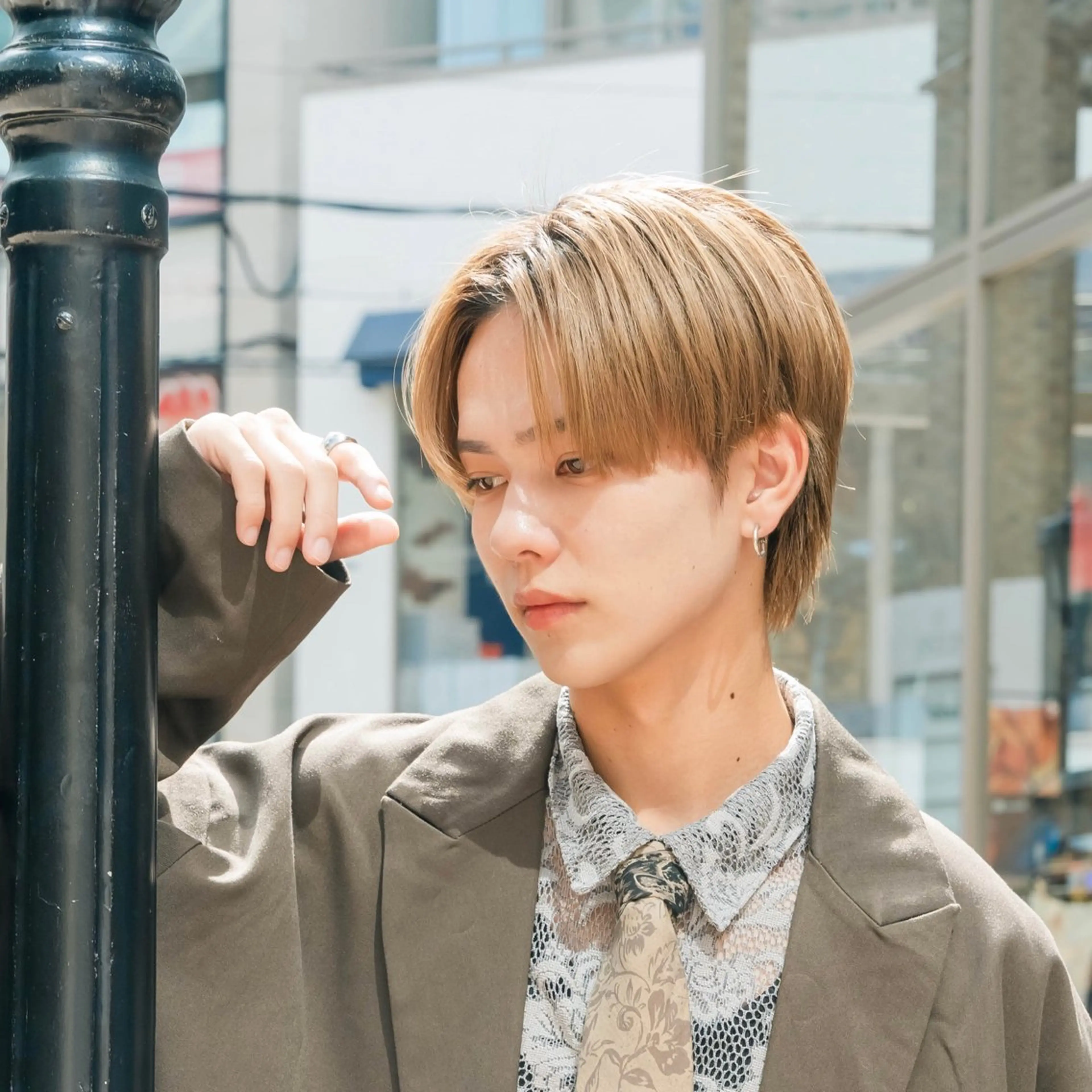 ショート 韓国風ヘア 似合わせスタイル 山本風太のヘアスタイル